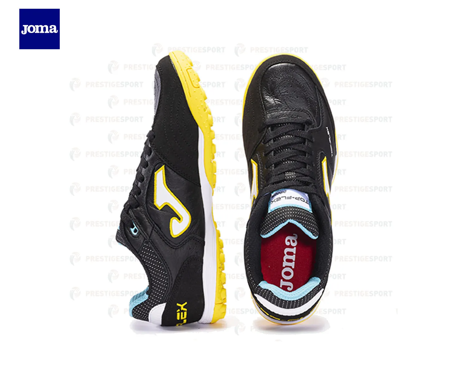 JOMA TOP FLEX 2301 NERO SCARPA CALCETTO