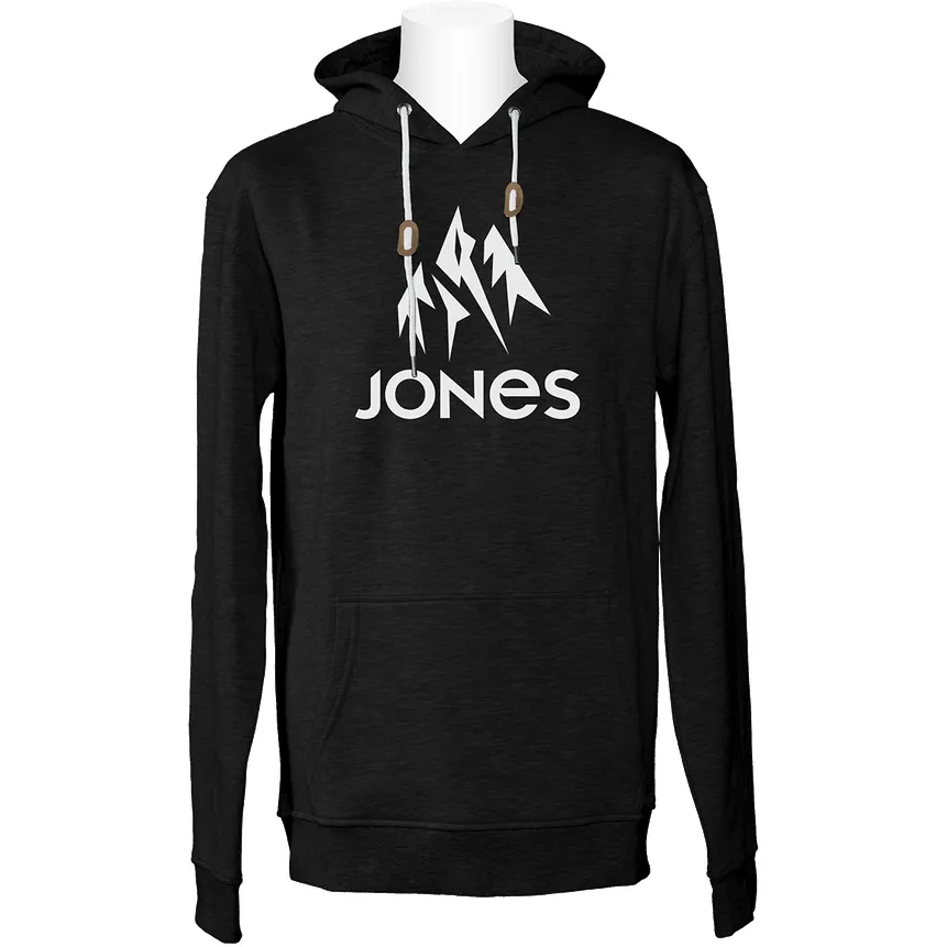 Jones Hoody Truckee Plain Black - Felpa Uomo