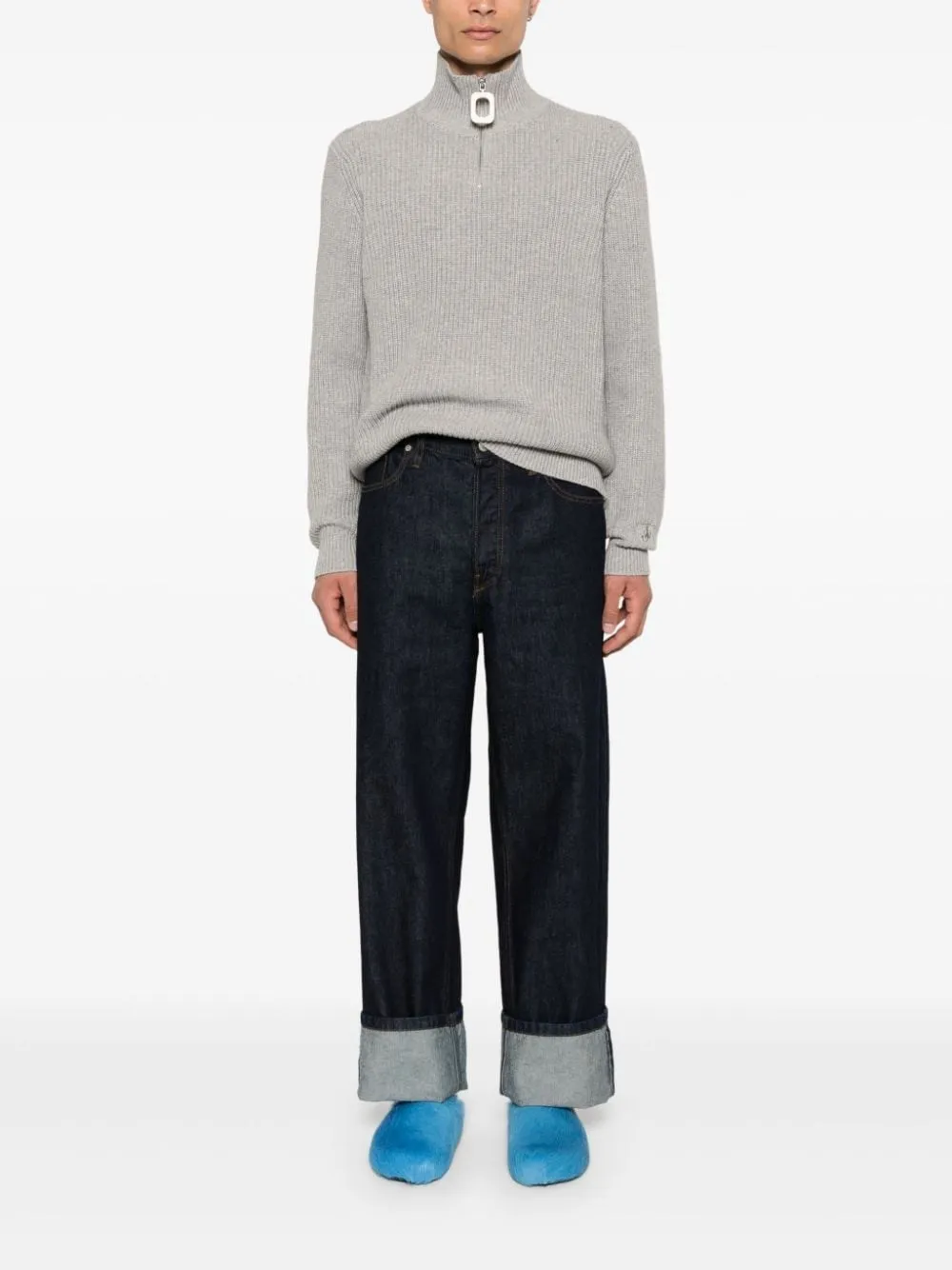 JW Anderson-Maglione con mezza zip