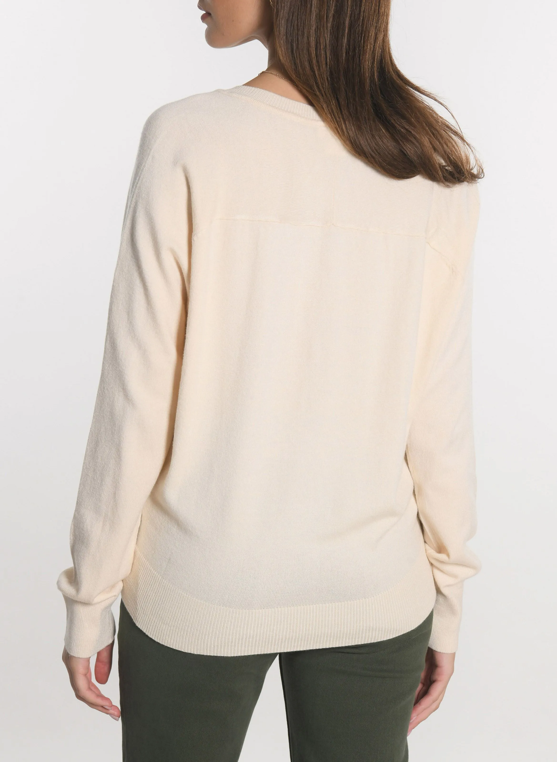  KOOKAI   NOLWENN - Maglione ampio in maglia | Bianco