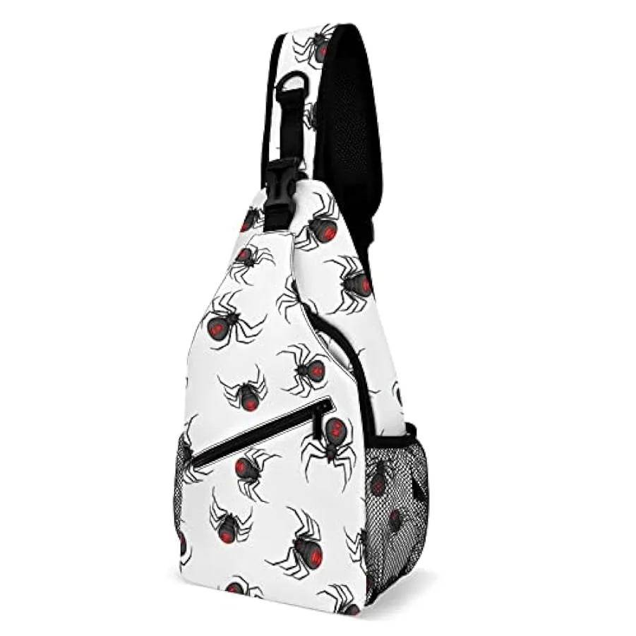 KWQDOZF Stile 4 Angry Shark Sling Zaino Borsa a tracolla Borsa a tracolla a tracolla Palestra Ciclismo Viaggio Escursionismo Zai