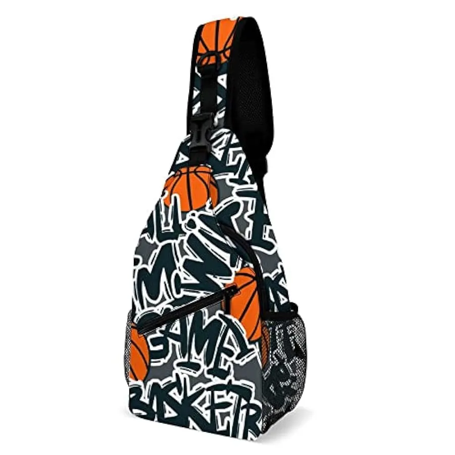 KWQDOZF Stile 4 Angry Shark Sling Zaino Borsa a tracolla Borsa a tracolla a tracolla Palestra Ciclismo Viaggio Escursionismo Zai
