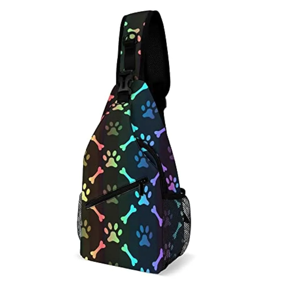 KWQDOZF Stile 4 Angry Shark Sling Zaino Borsa a tracolla Borsa a tracolla a tracolla Palestra Ciclismo Viaggio Escursionismo Zai