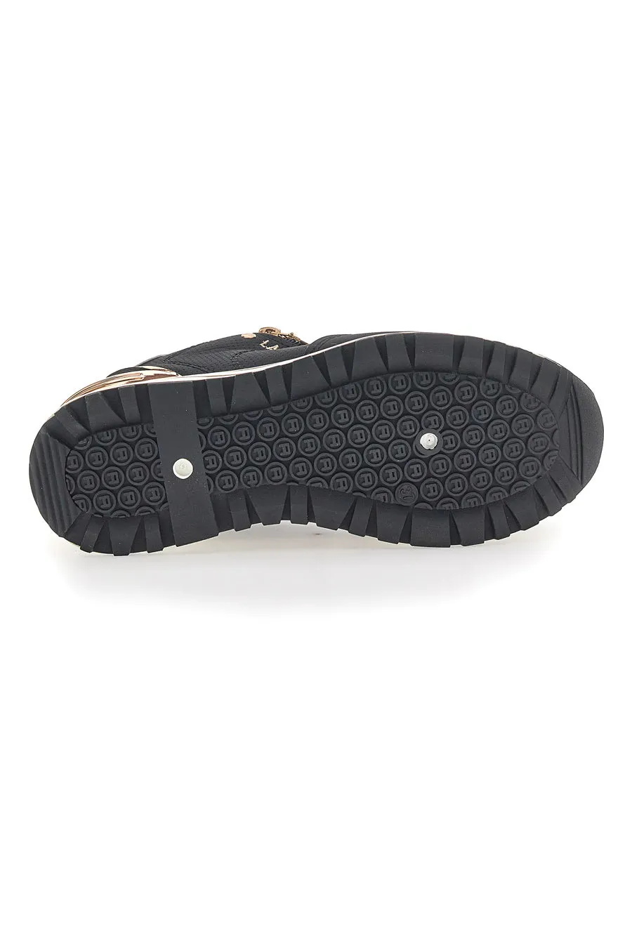   LANCETTI Sneakers Lancetti 51 Nere e Rose Gold