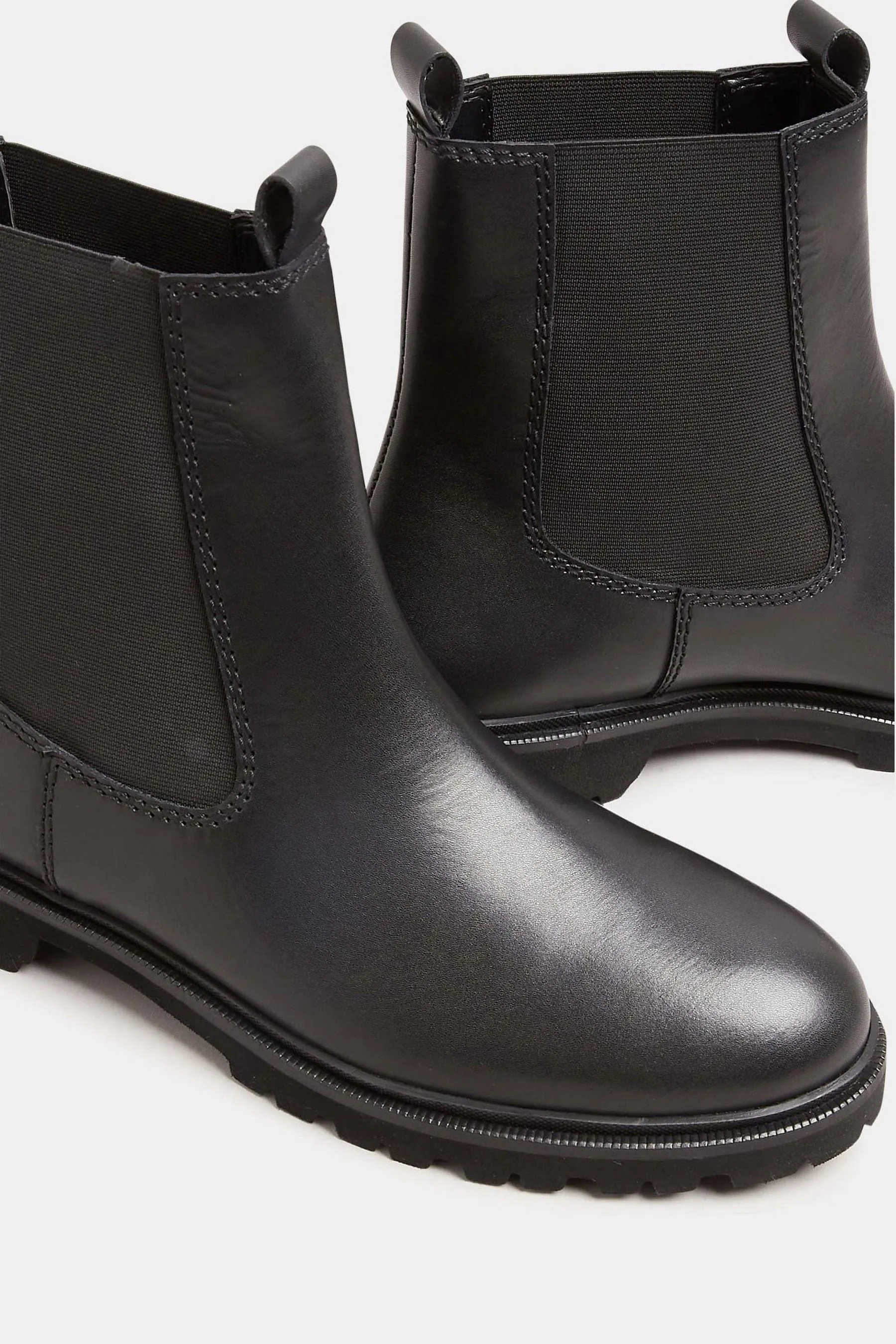 Long Tall Sally - Chelsea Stivali in pelle con carrarmato