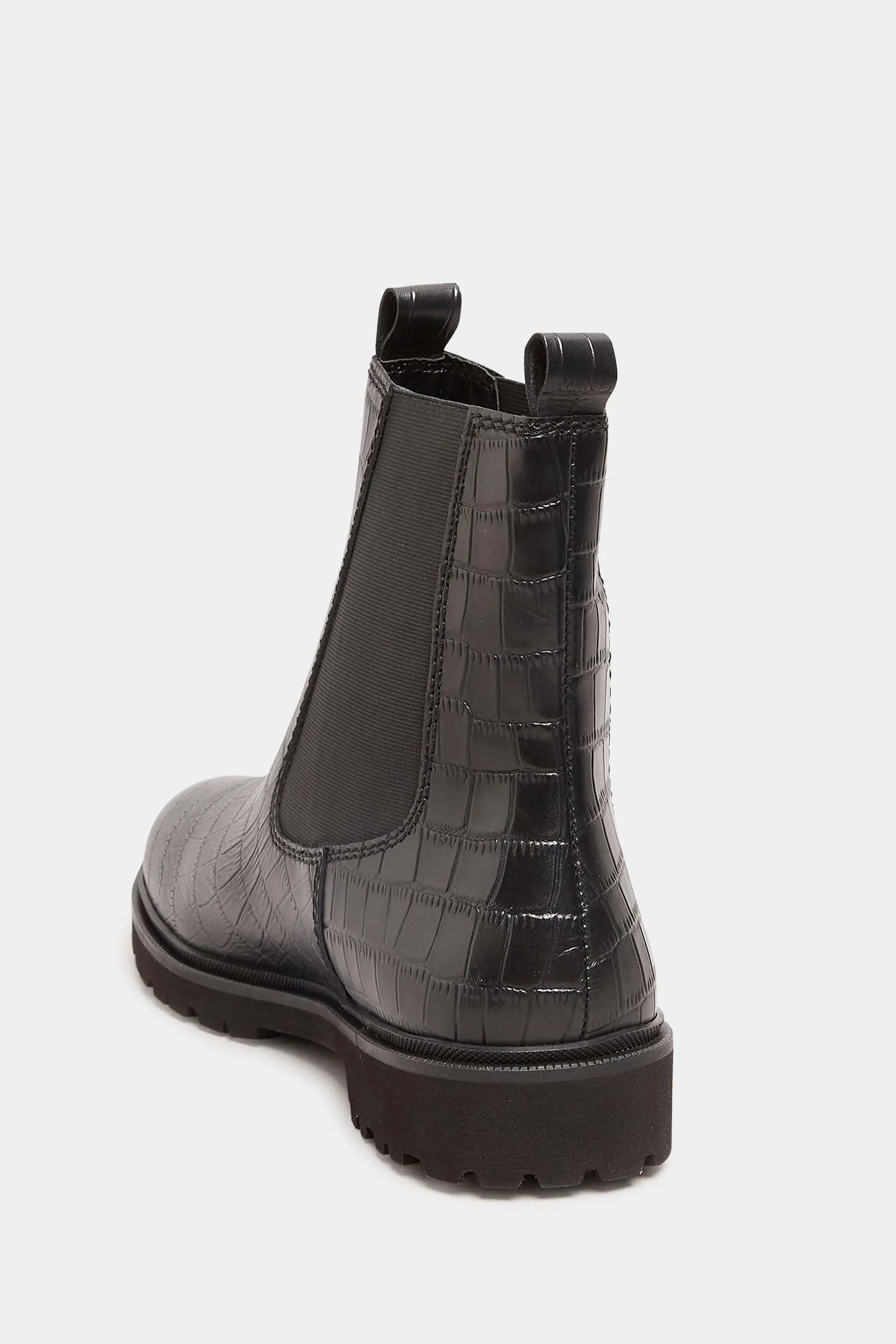 Long Tall Sally - Stivali in pelle Chelsea effetto coccodrillo