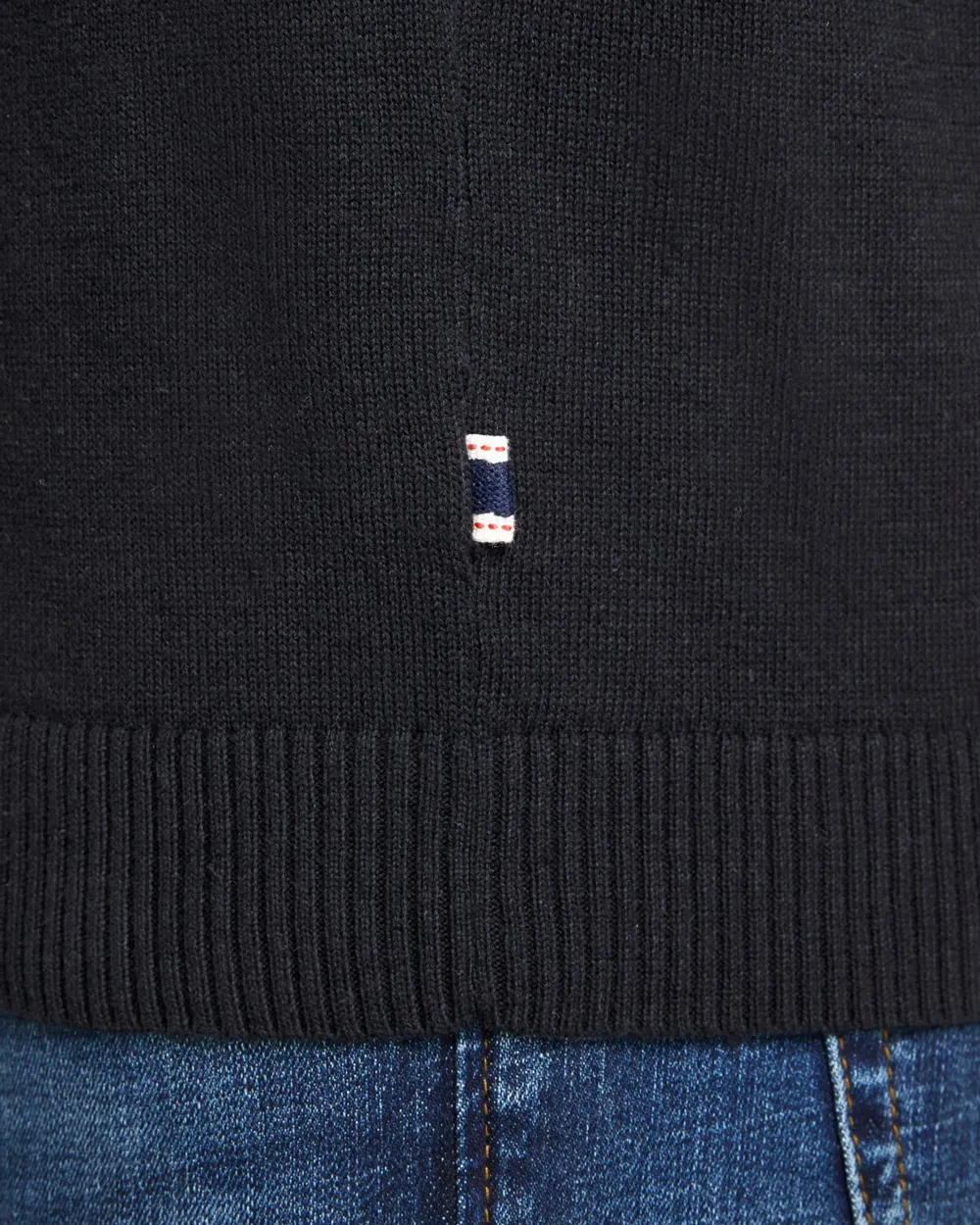 Maglia Jack Jones JJEBASIC KNIT V-NECK NOOS Nero