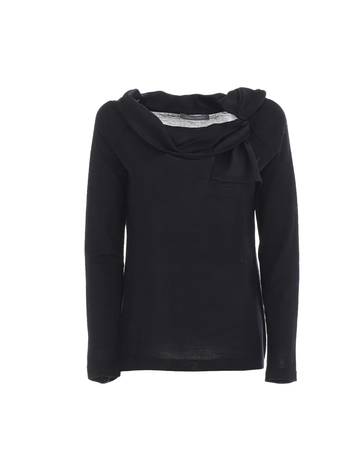 MAGLIA NERA IN LANA
