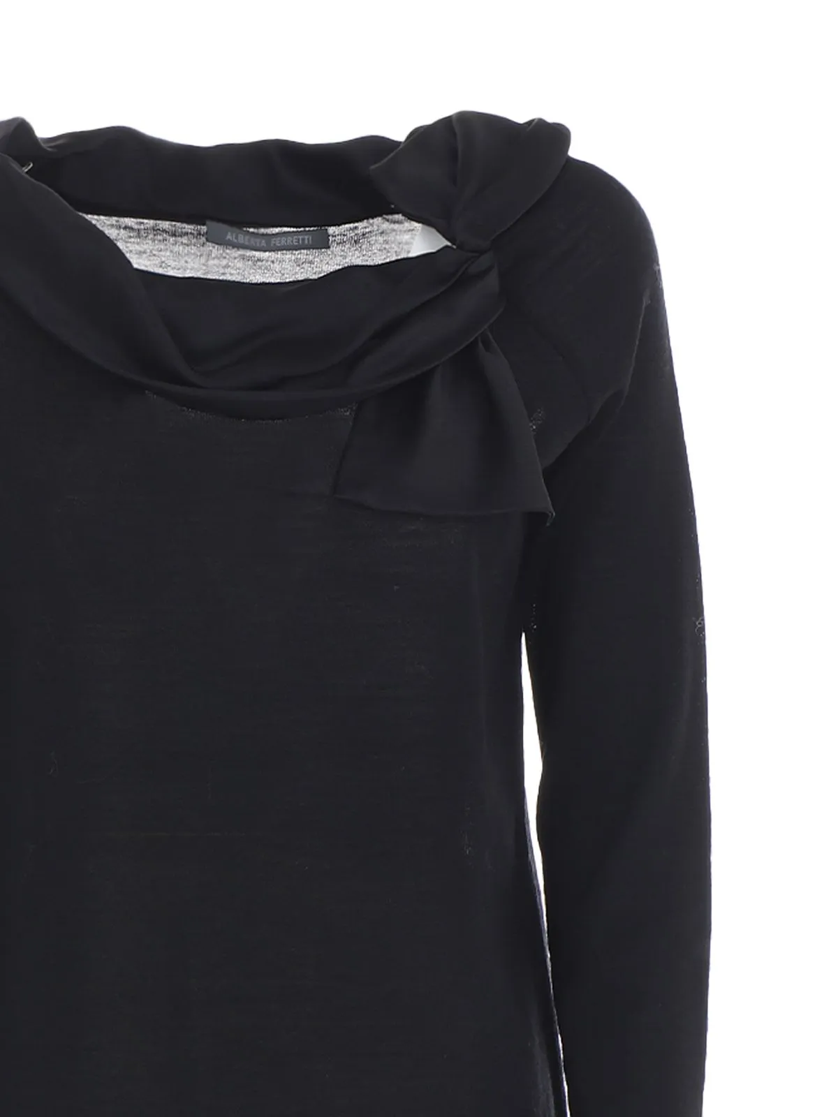 MAGLIA NERA IN LANA