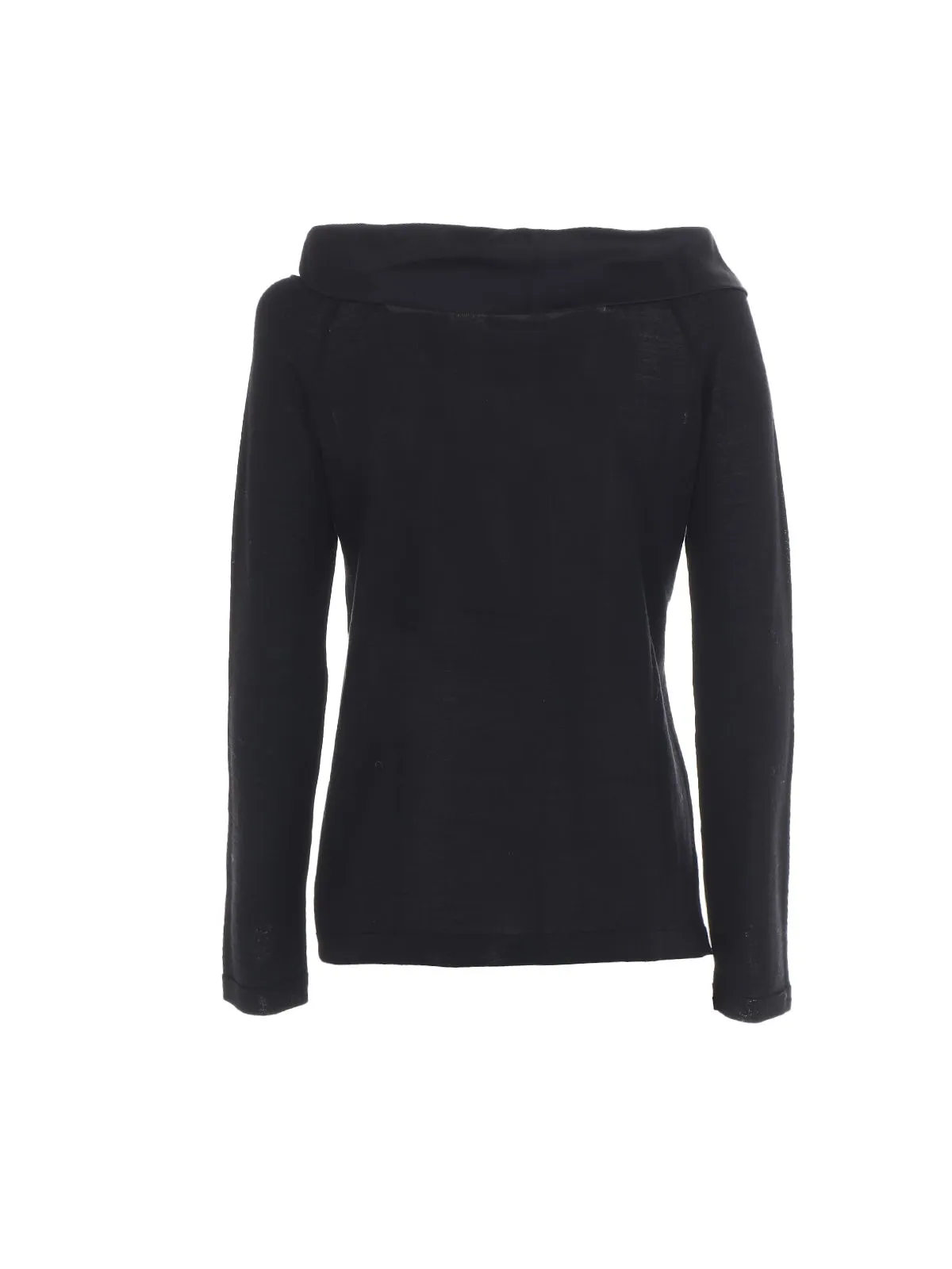 MAGLIA NERA IN LANA