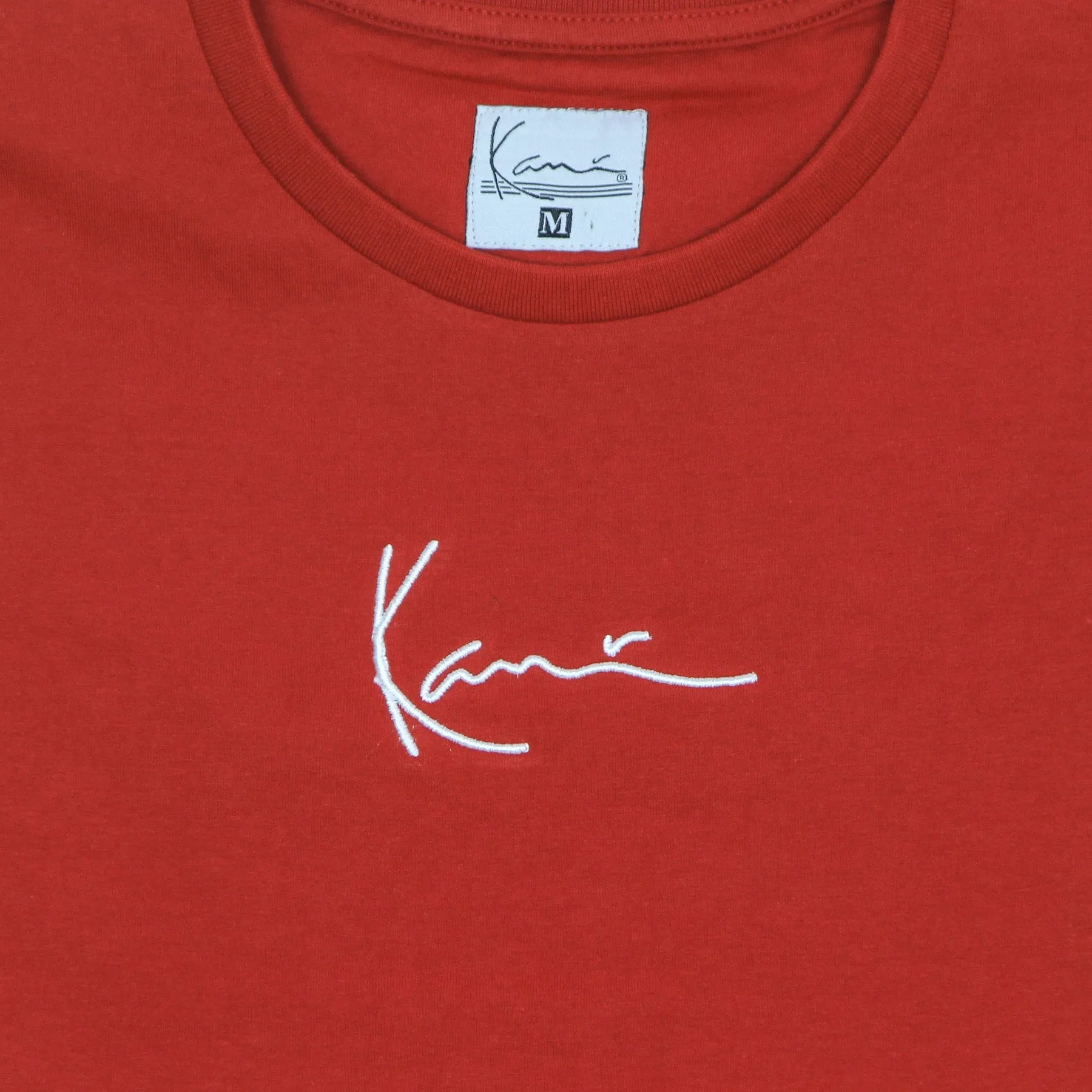 Maglietta Donna Small Signature Short Tee Red