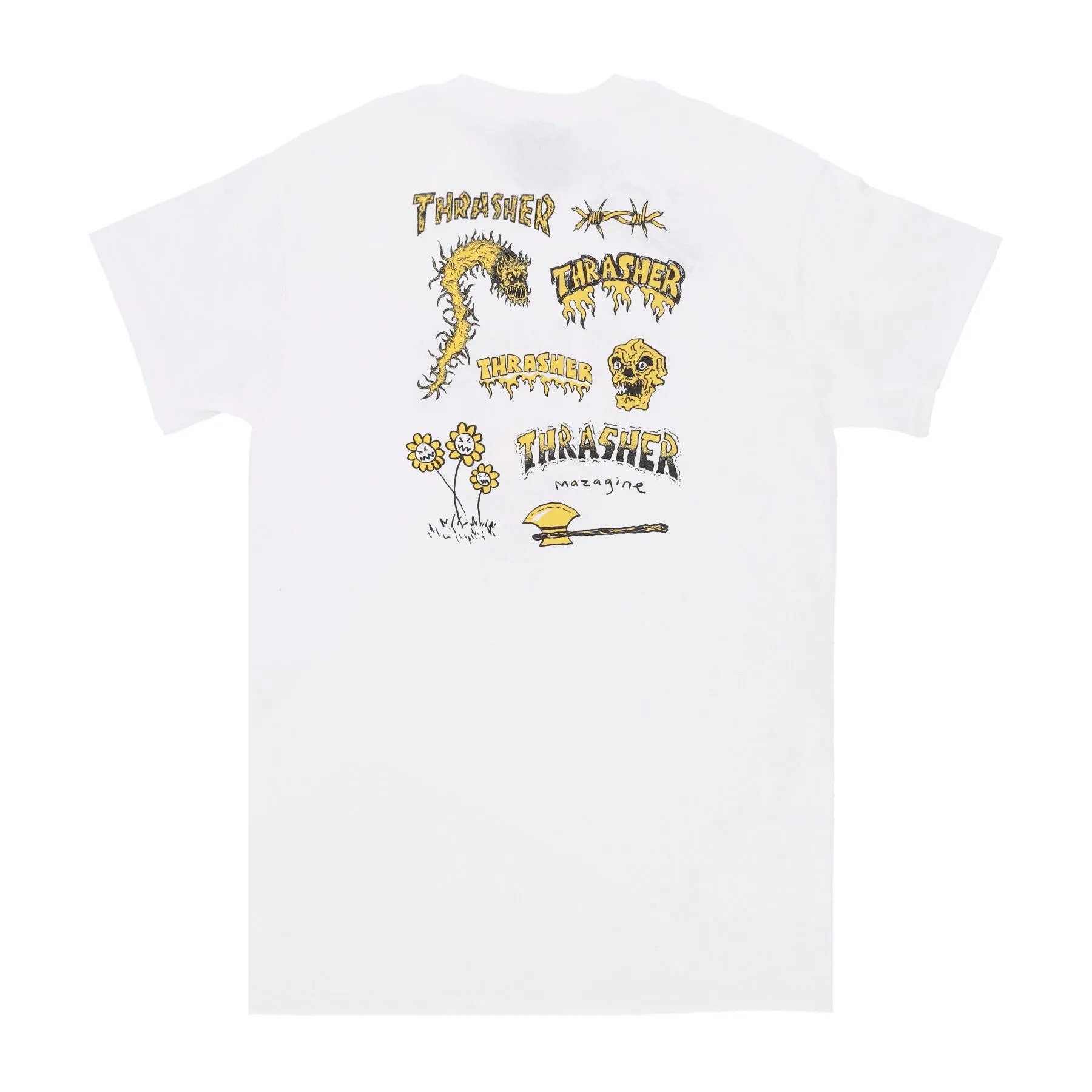 Maglietta Uomo Barbarian Tee White
