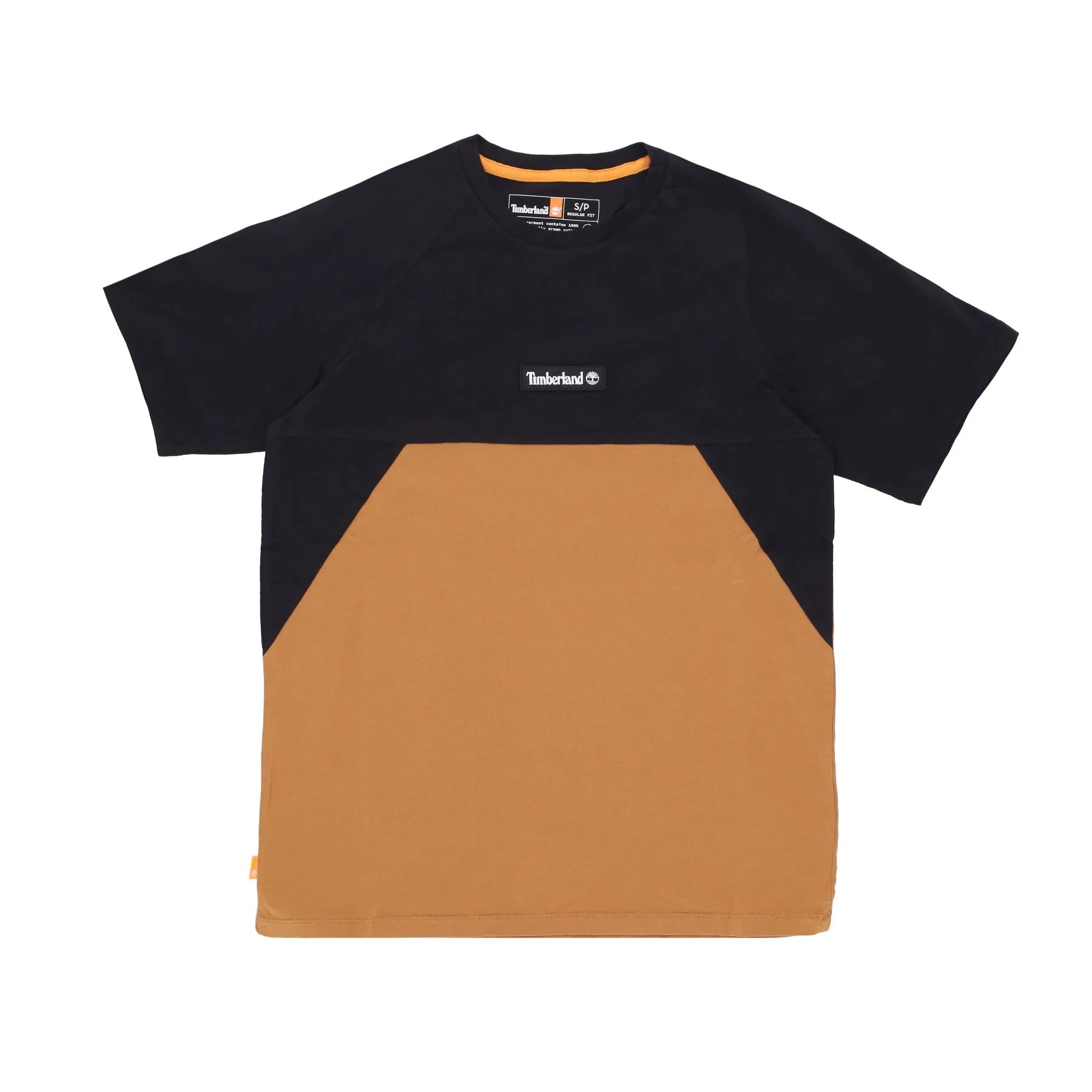 Maglietta Uomo Cut& Sew Tee Black/wheat Boot