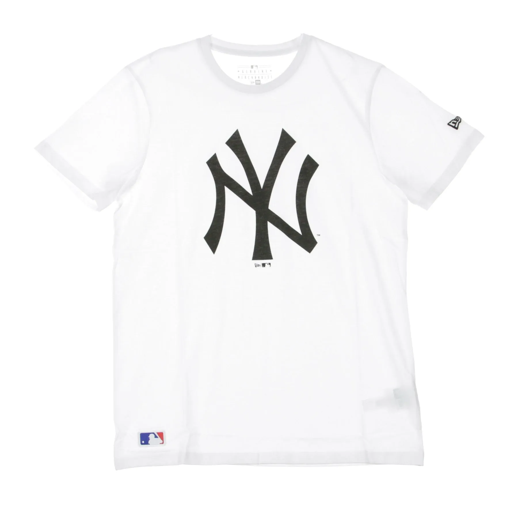 Maglietta Uomo Mlb Team Logo Tee Neyyan White/black