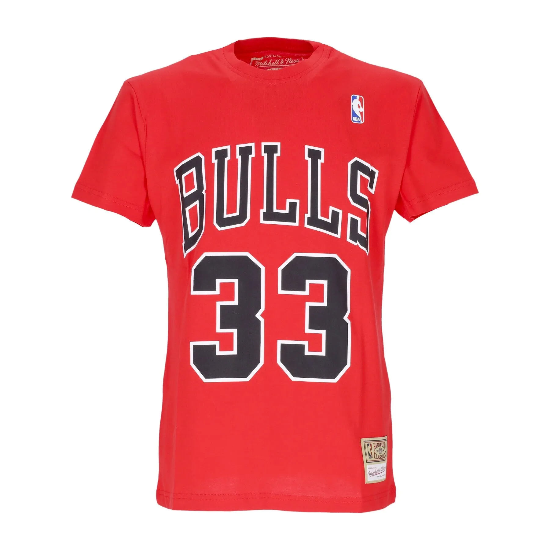 Maglietta Uomo Nba Tee Hardwood Classics No 33 Scottie Pippen Chibul Original Team Colors