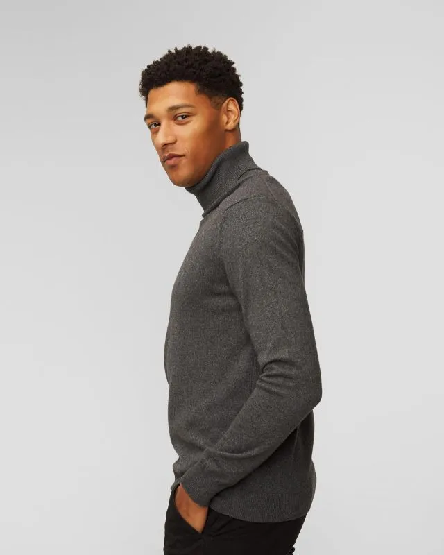 Maglione a collo alto in seta da uomo Dondup