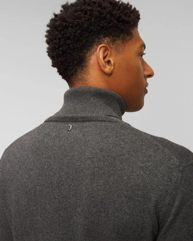 Maglione a collo alto in seta da uomo Dondup