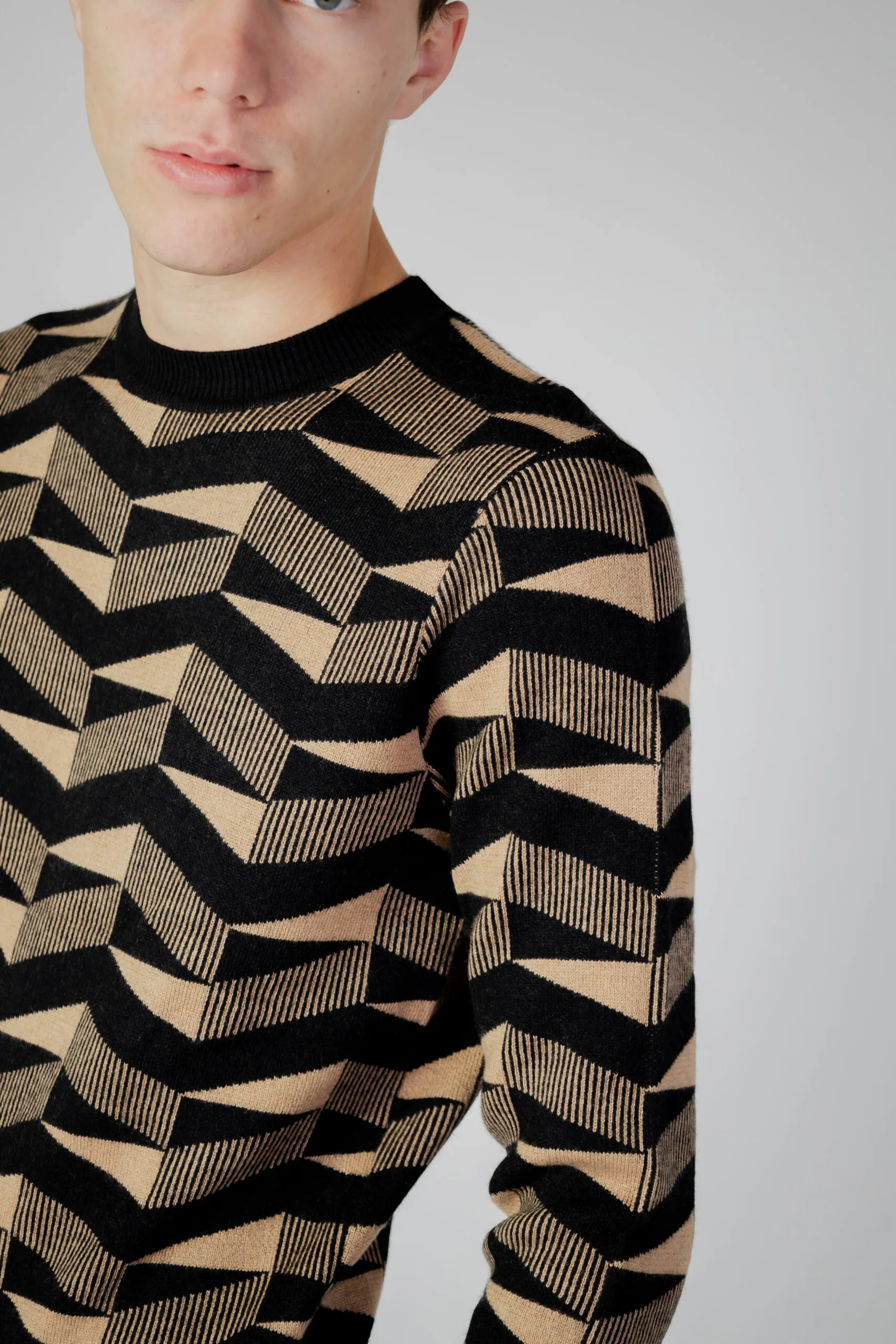Maglione Antony Morato regular fit in filato Beige scuro