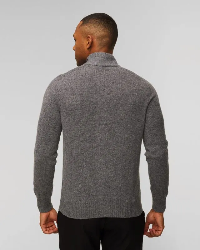 Maglione in lana con bottoni da uomo Gran Sasso