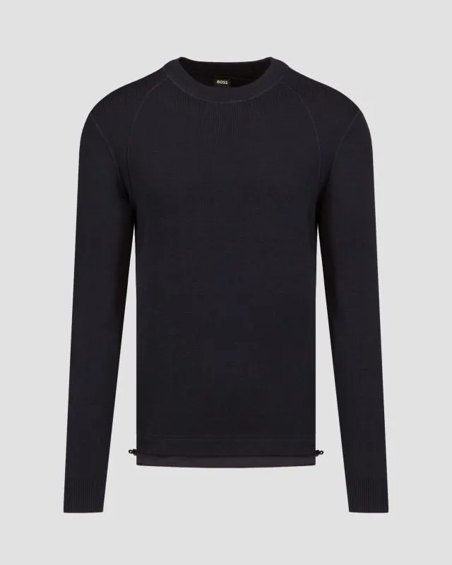 Maglione in lana da uomo Hugo Boss P-Ostello