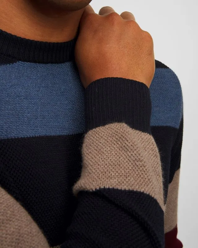 Maglione in lana da uomo Paul&Shark a righe
