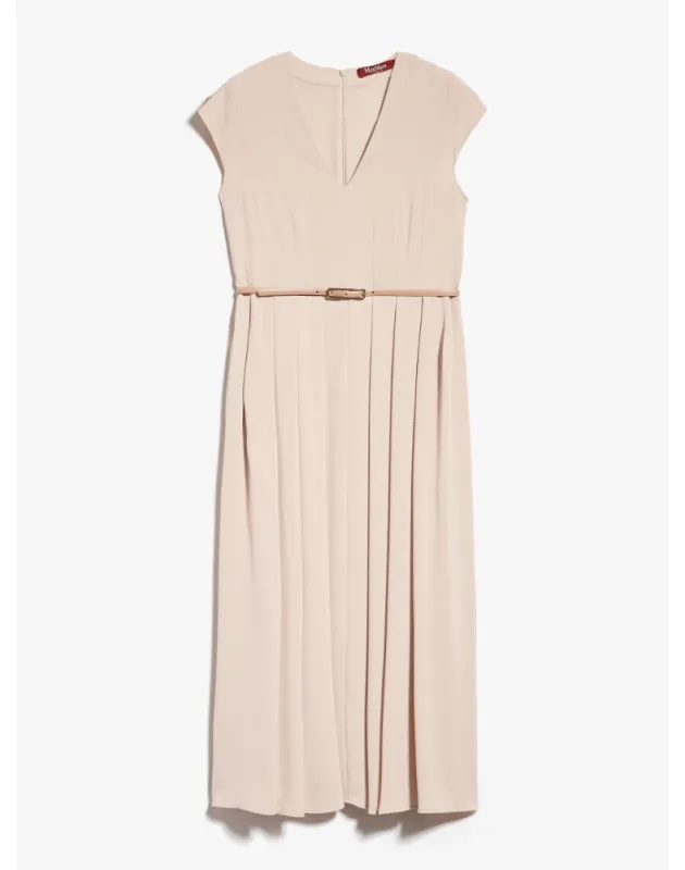 MAX MARA - Abito in cady con cintura