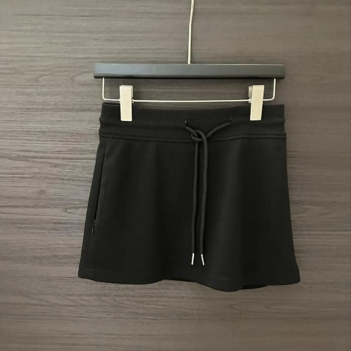 Minigonne Donna Vita alta Sportivo Solido Casual Coulisse Design Una linea morbida e ampia Ulzzang Stile Moda Estate Tutto Ma