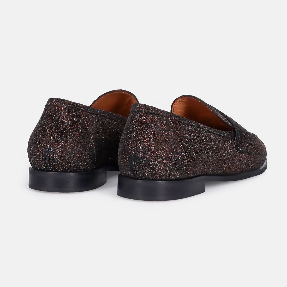 Mocassino da donna Belle Vie in camoscio marrone e multicolor