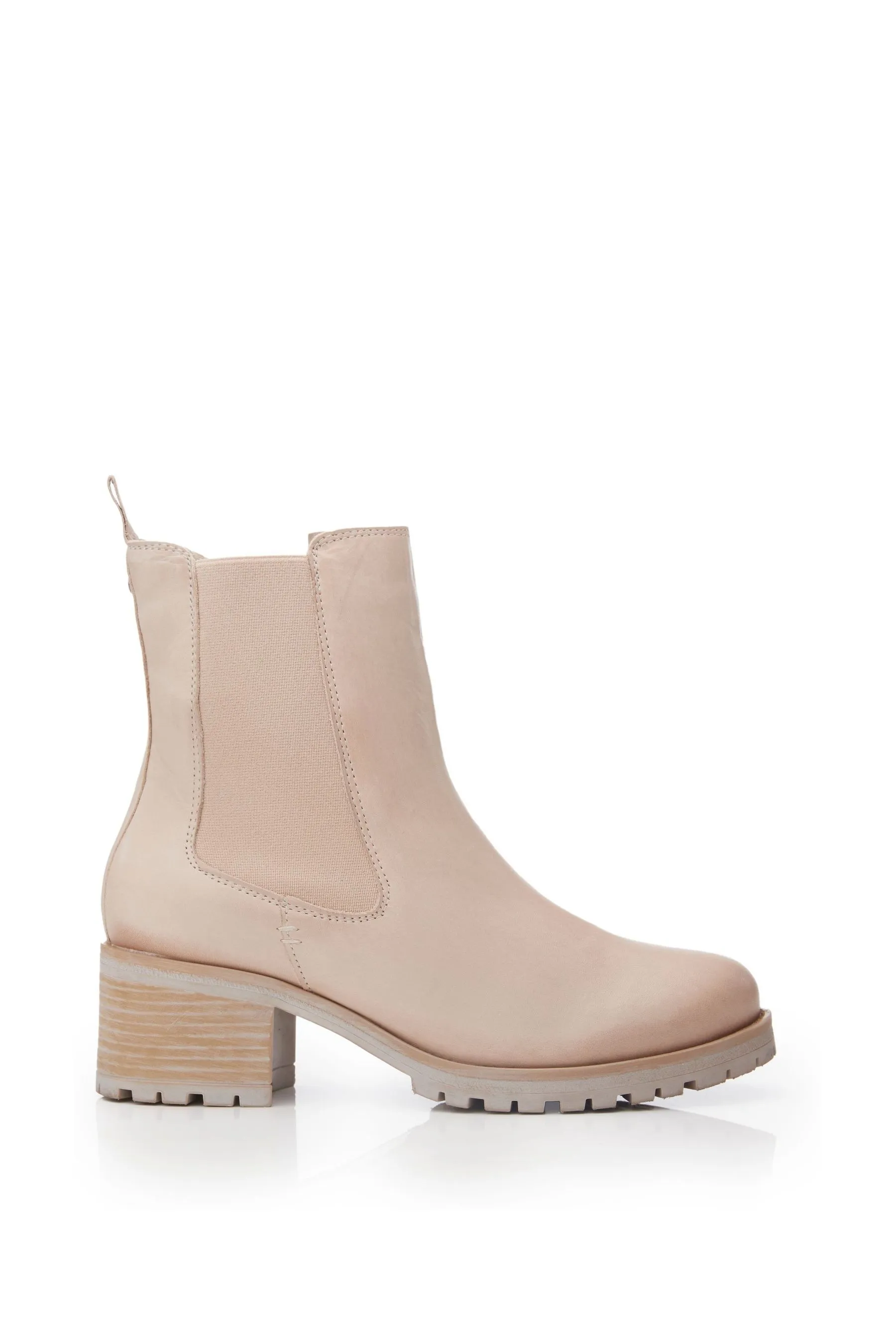 Moda in Pelle - Brooklea - Chelsea Stivali con tacco spesso