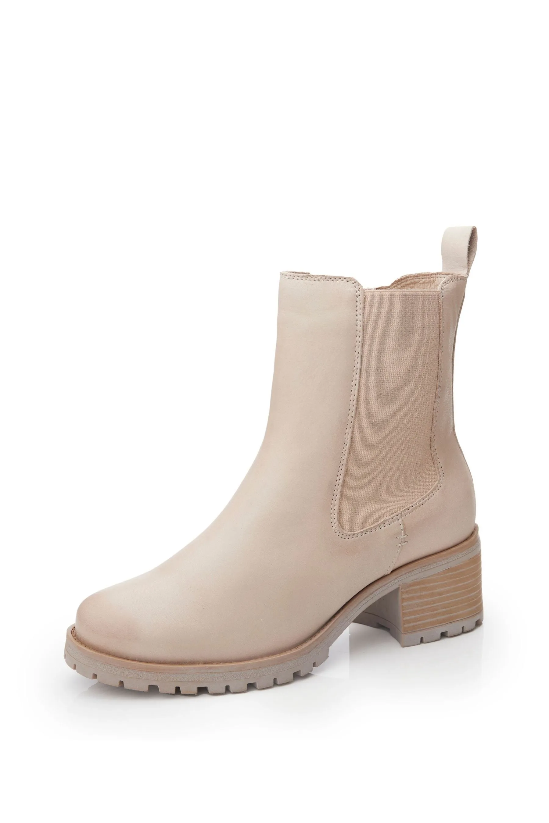 Moda in Pelle - Brooklea - Chelsea Stivali con tacco spesso