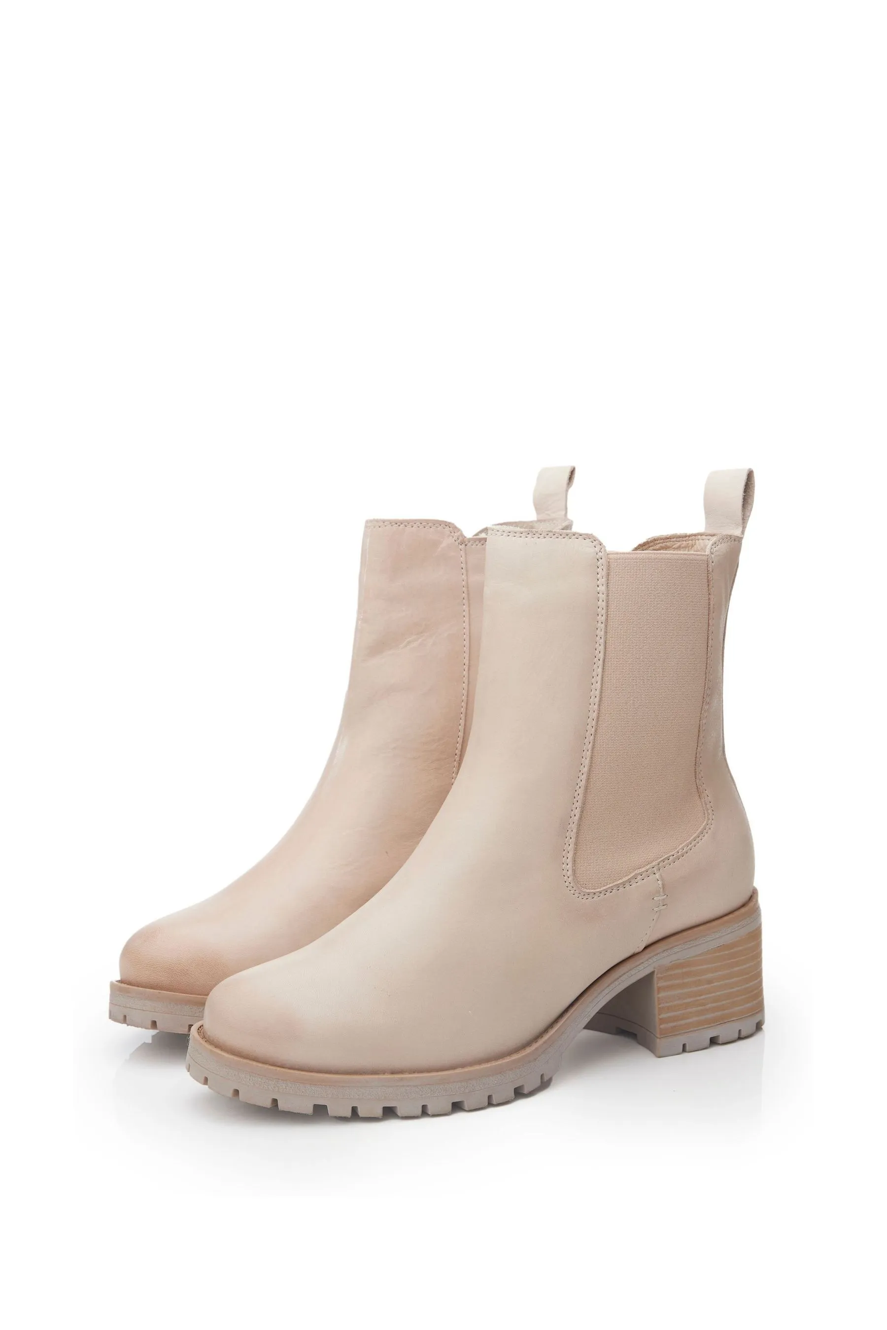 Moda in Pelle - Brooklea - Chelsea Stivali con tacco spesso