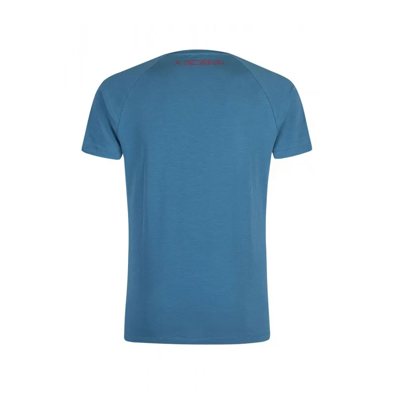 MONTURA SUMMIT T-SHIRT BLU OTTANIO/ROSSO