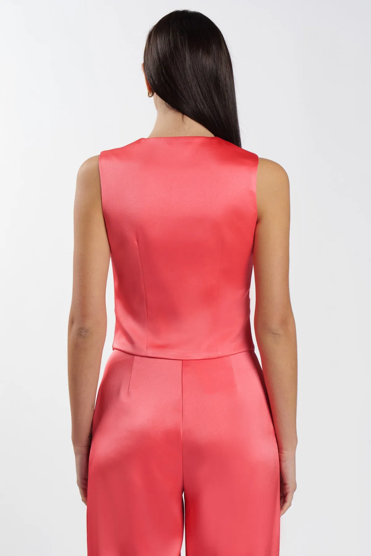 Naima Gilet Viva Corallo-