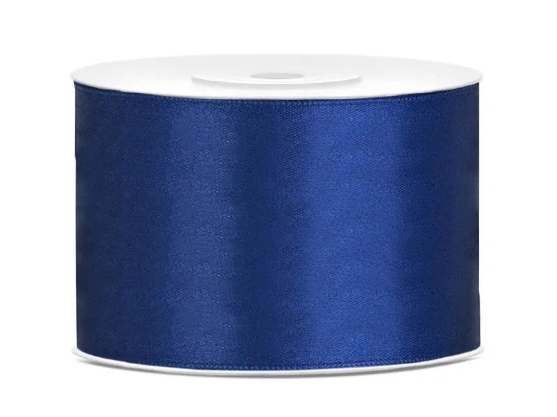 Nastro blu in raso 25m x 5cm