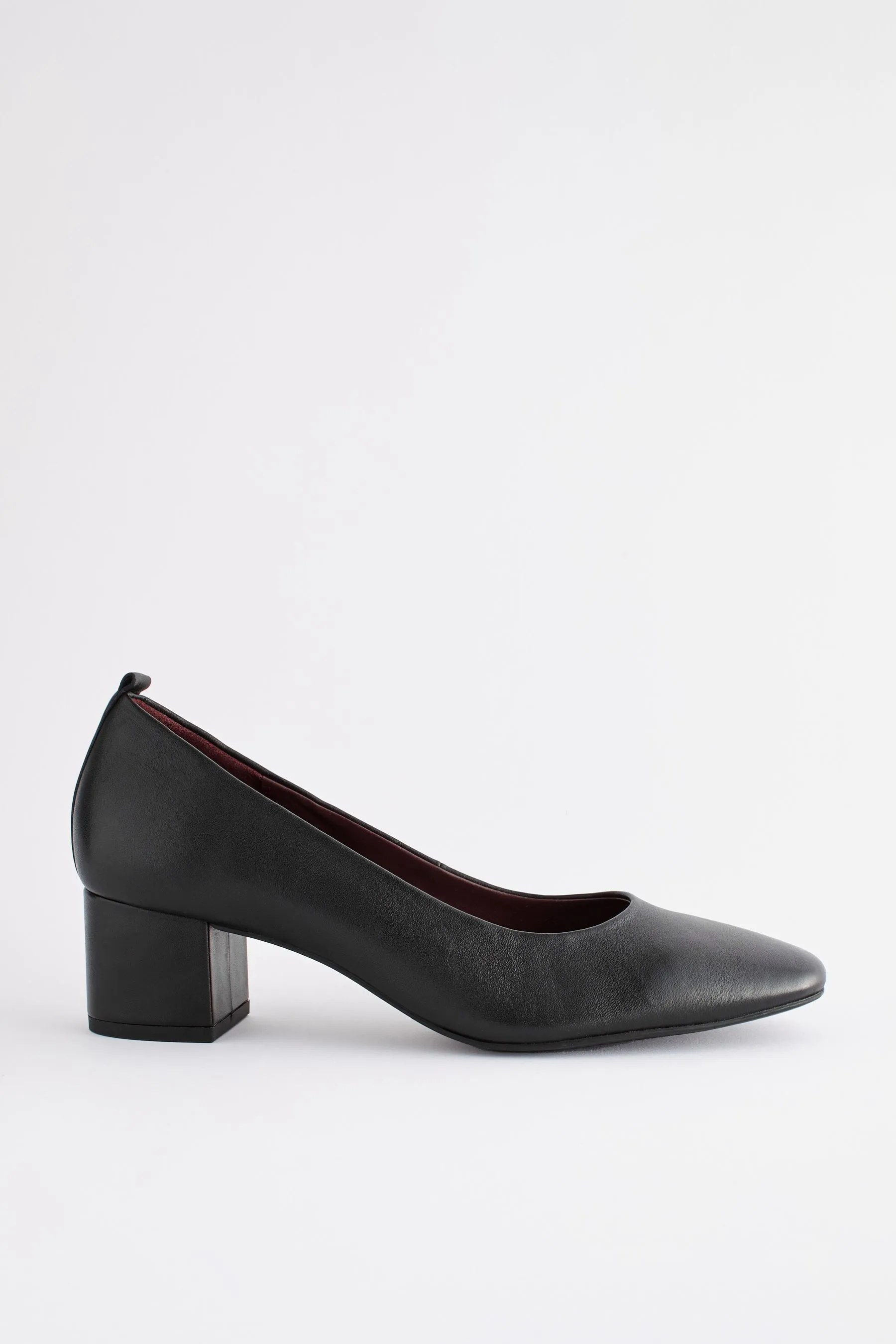 Nero  - Forever Comfort® - Scarpe con tacco largo e basso in pelle