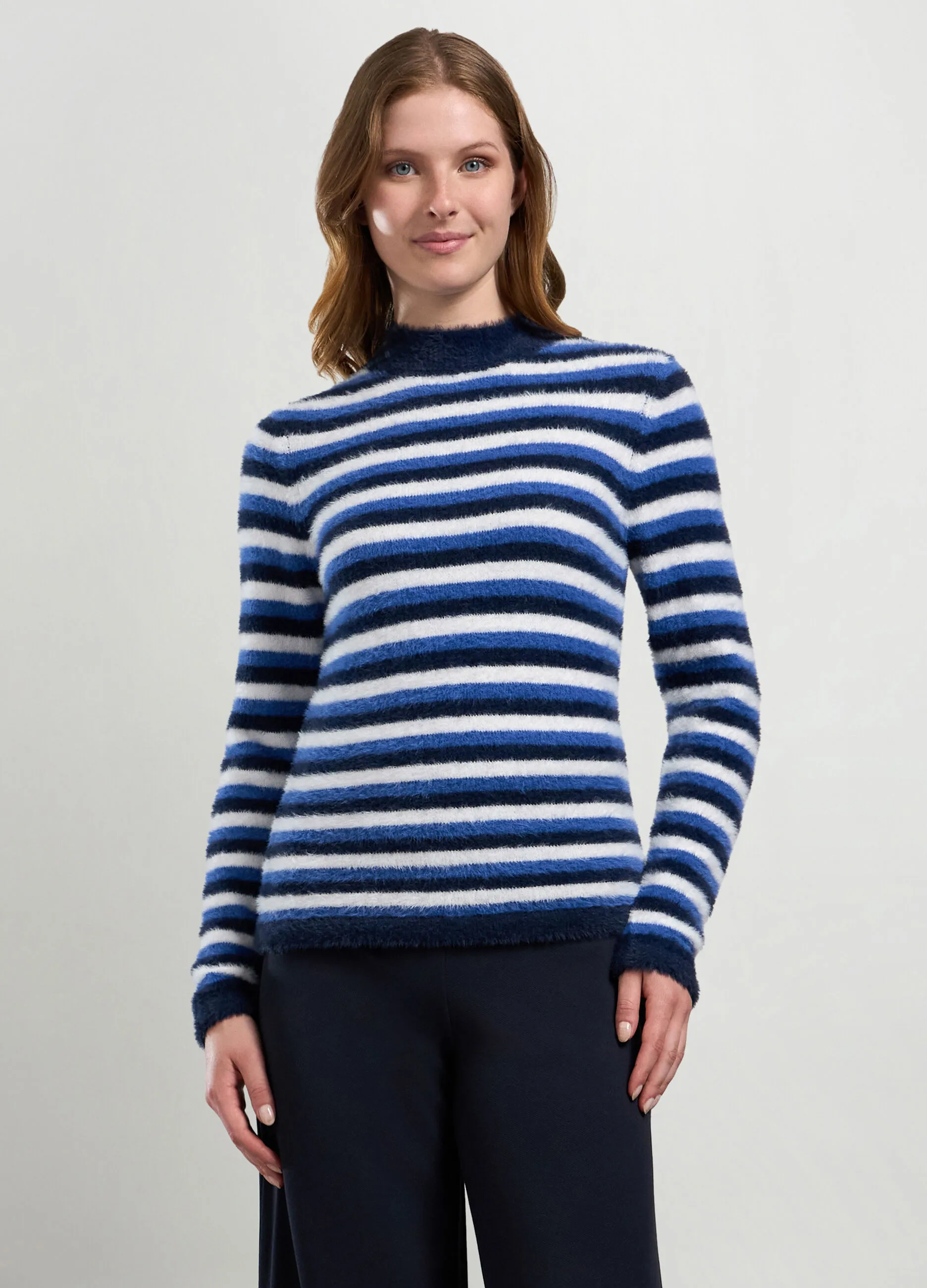 NICE & CHIC  Maglione effetto pelliccia donna