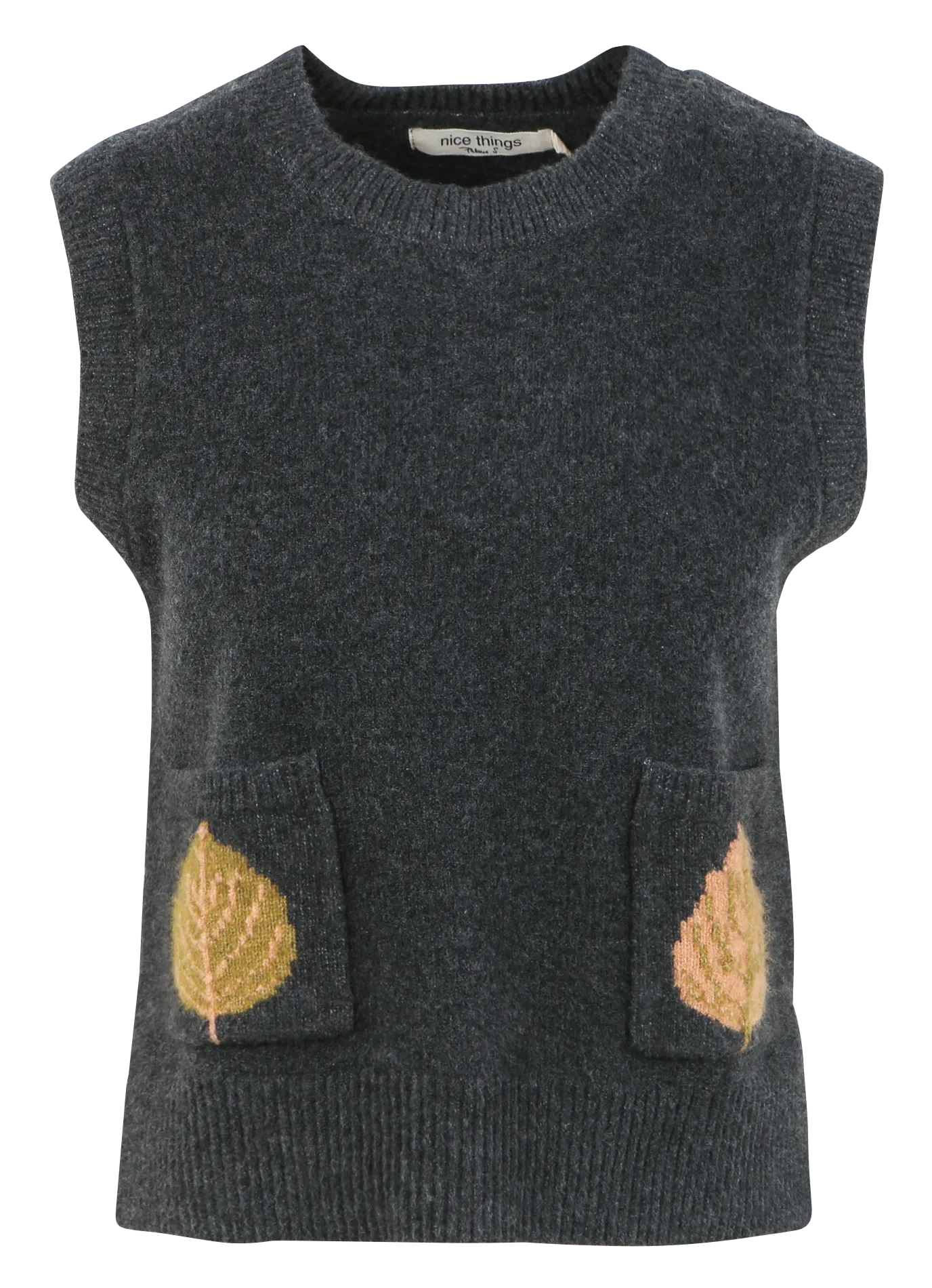  NICE THINGS   Maglione dritto scollo tondo | Grigio