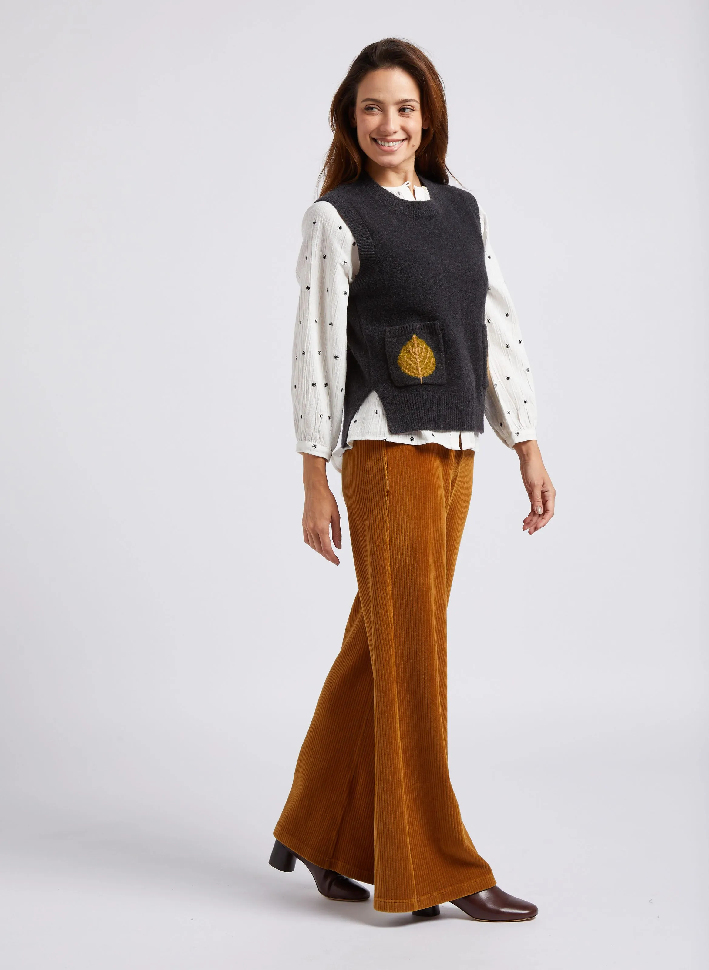  NICE THINGS   Maglione dritto scollo tondo | Grigio