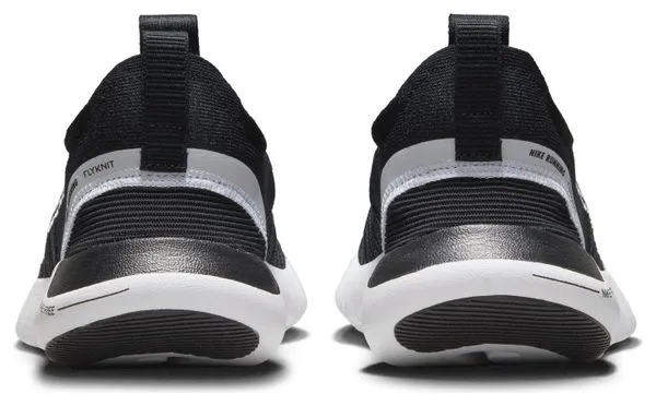 Nike Free Run Fkyknit Next Nature Black White Women's Running Shoes