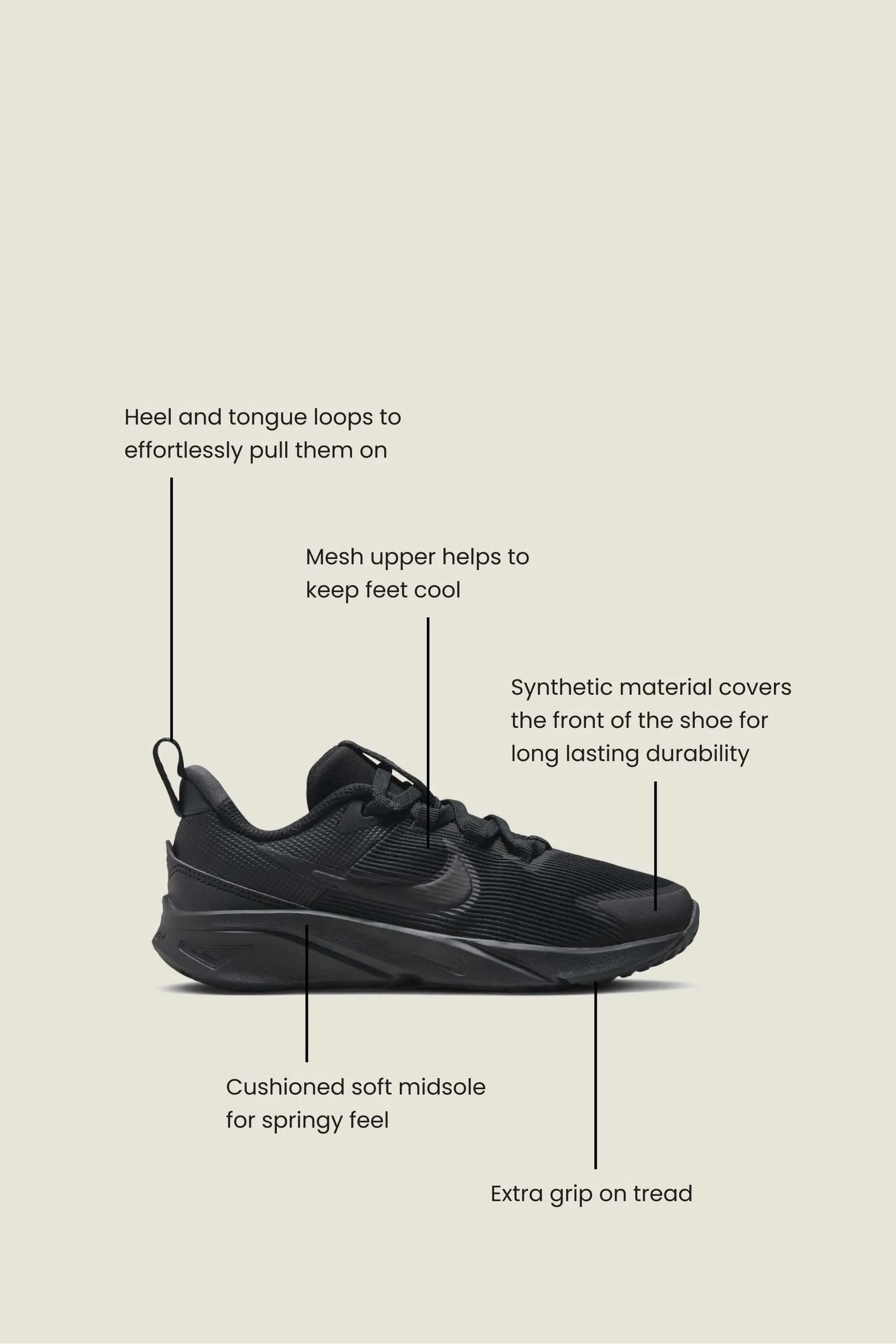 Nike Junior Star Passatoia 4 Scarpe da ginnastica    
