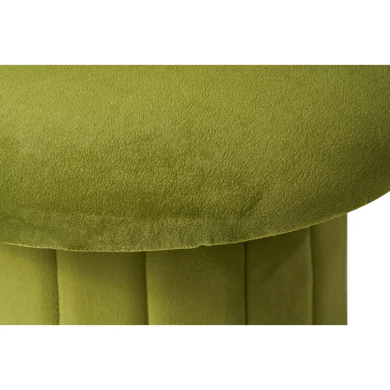 Novità Home Bois - Pouf medio verde oliva
