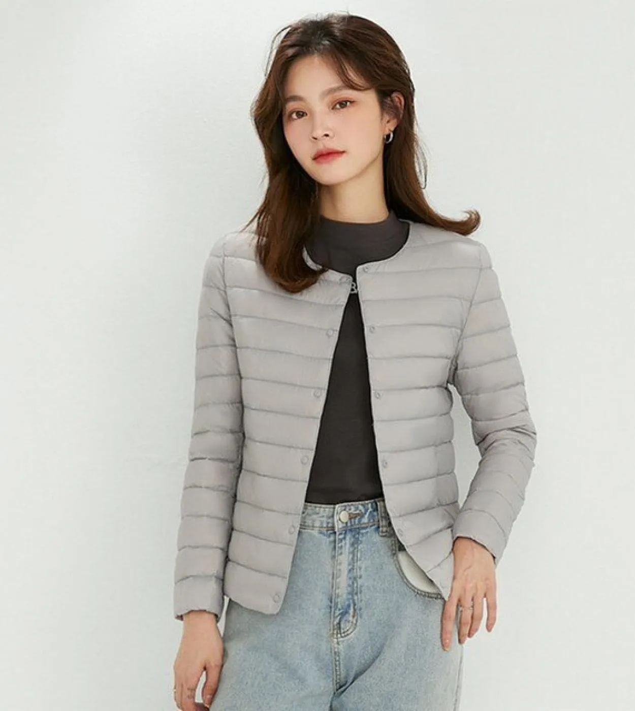 Nuovo autunno inverno giacca a vento cappotto leggero piumino ultraleggero donna caldo Caots femminile parka piumino giubbotti a