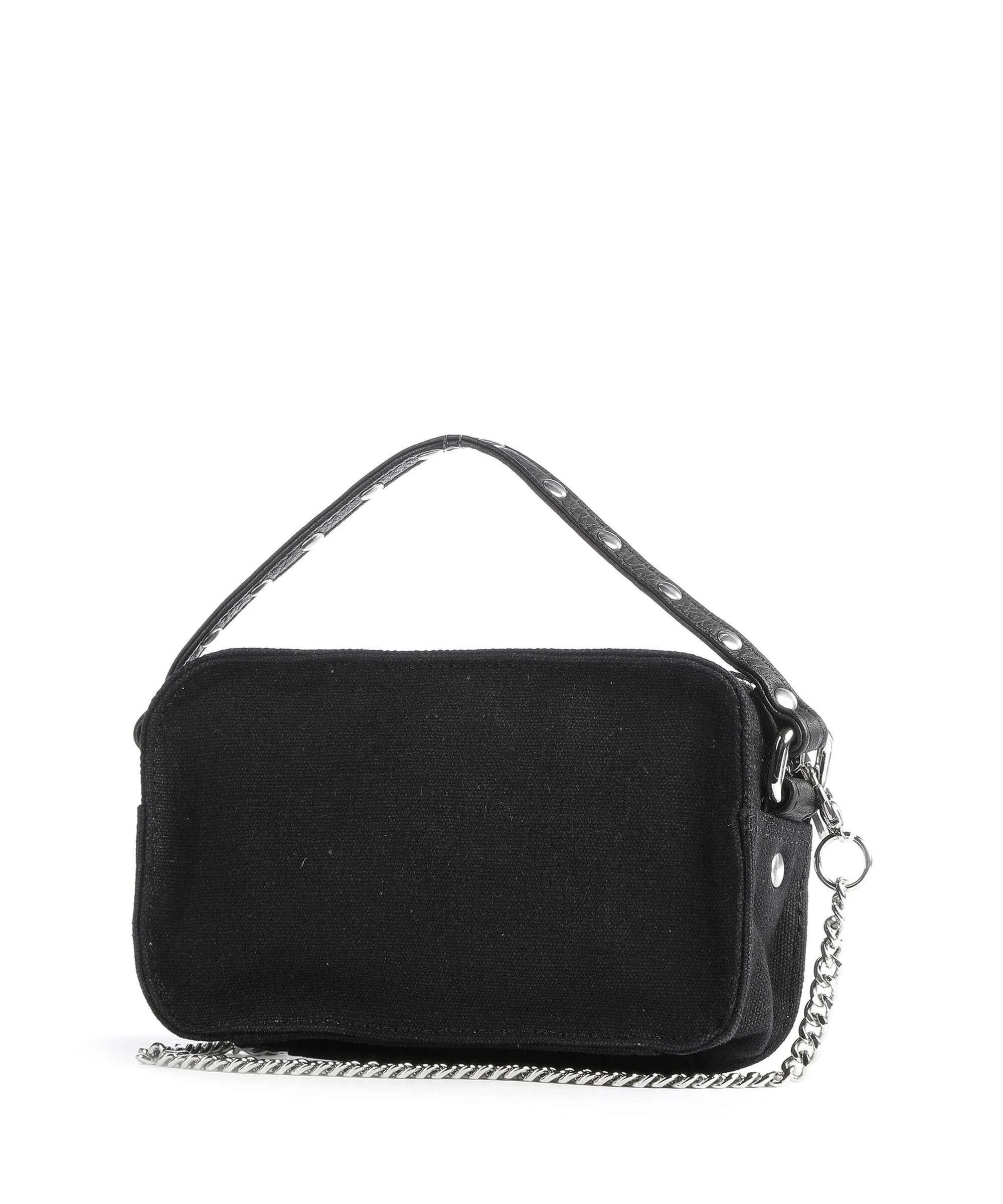  Núnoo Recycled Canvas Helena Borsa a tracolla tela nero  