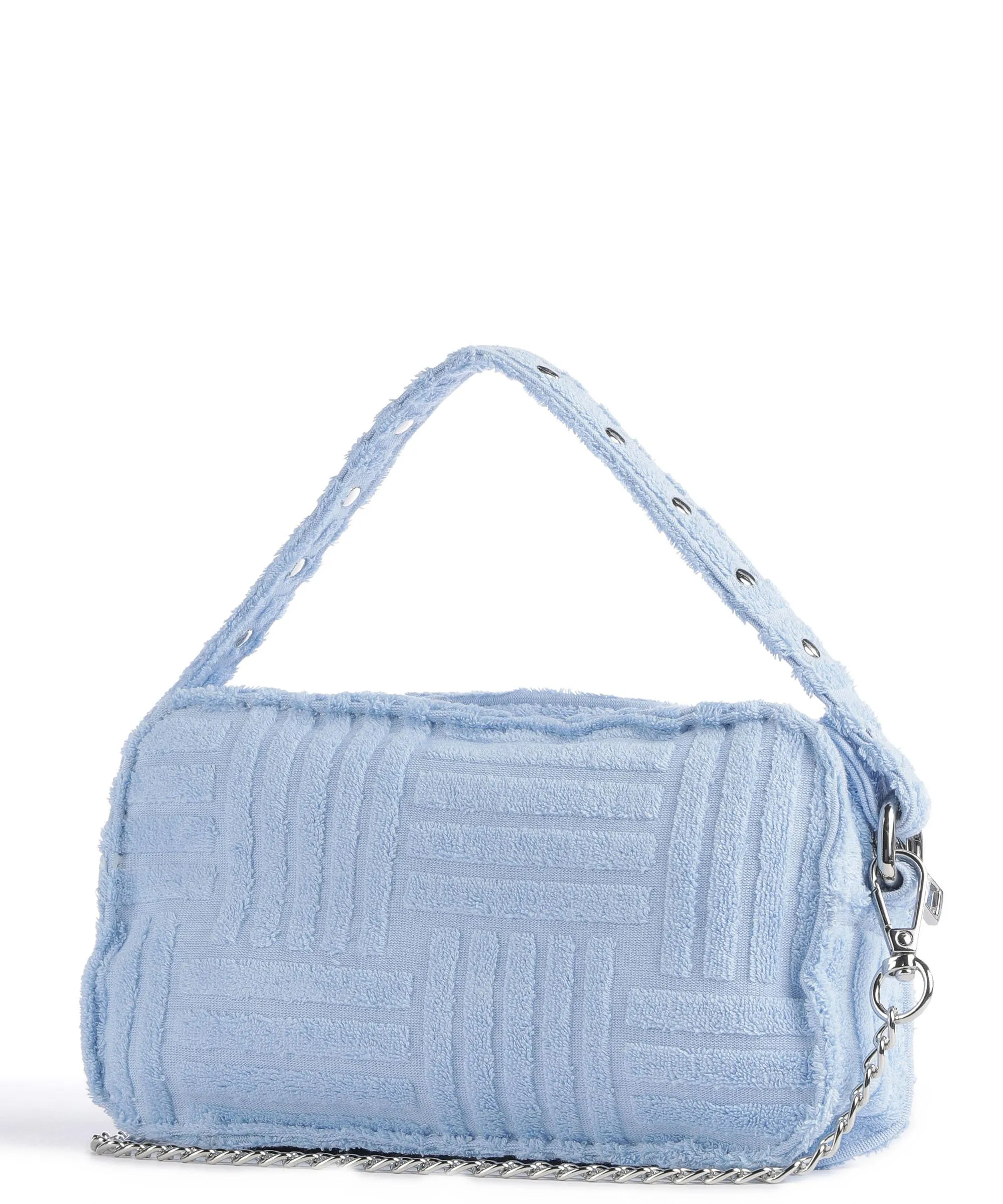  Núnoo Terry Helena Borsa a tracolla poliestere blu chiaro  