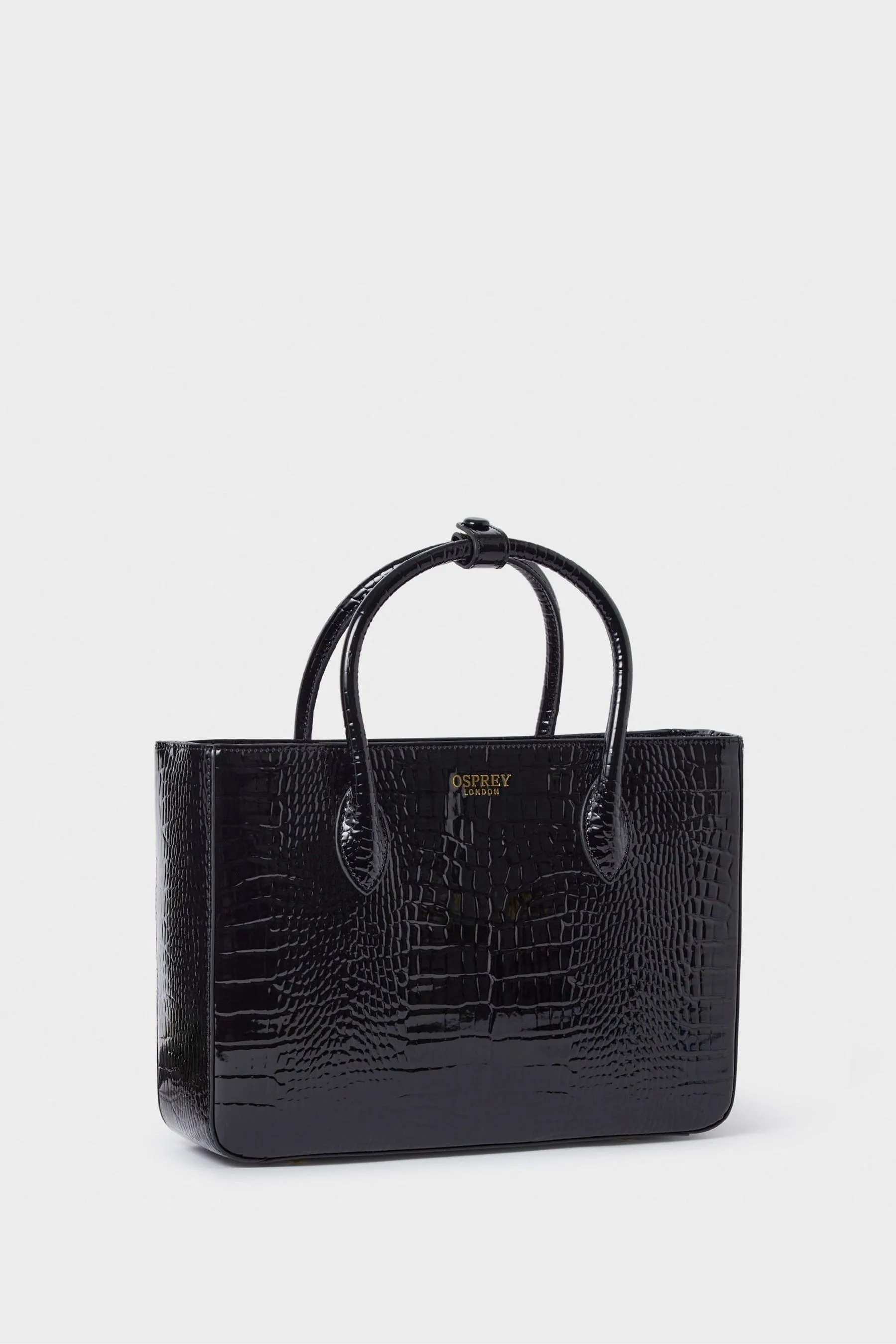 OSPREY LONDON - Fulham - Borsa con maglione in pelle sintetica