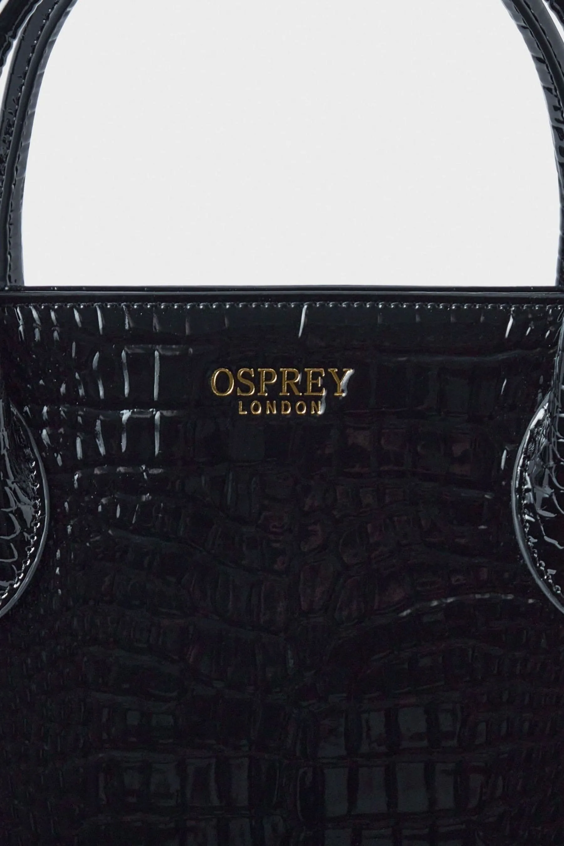 OSPREY LONDON - Fulham - Borsa con maglione in pelle sintetica