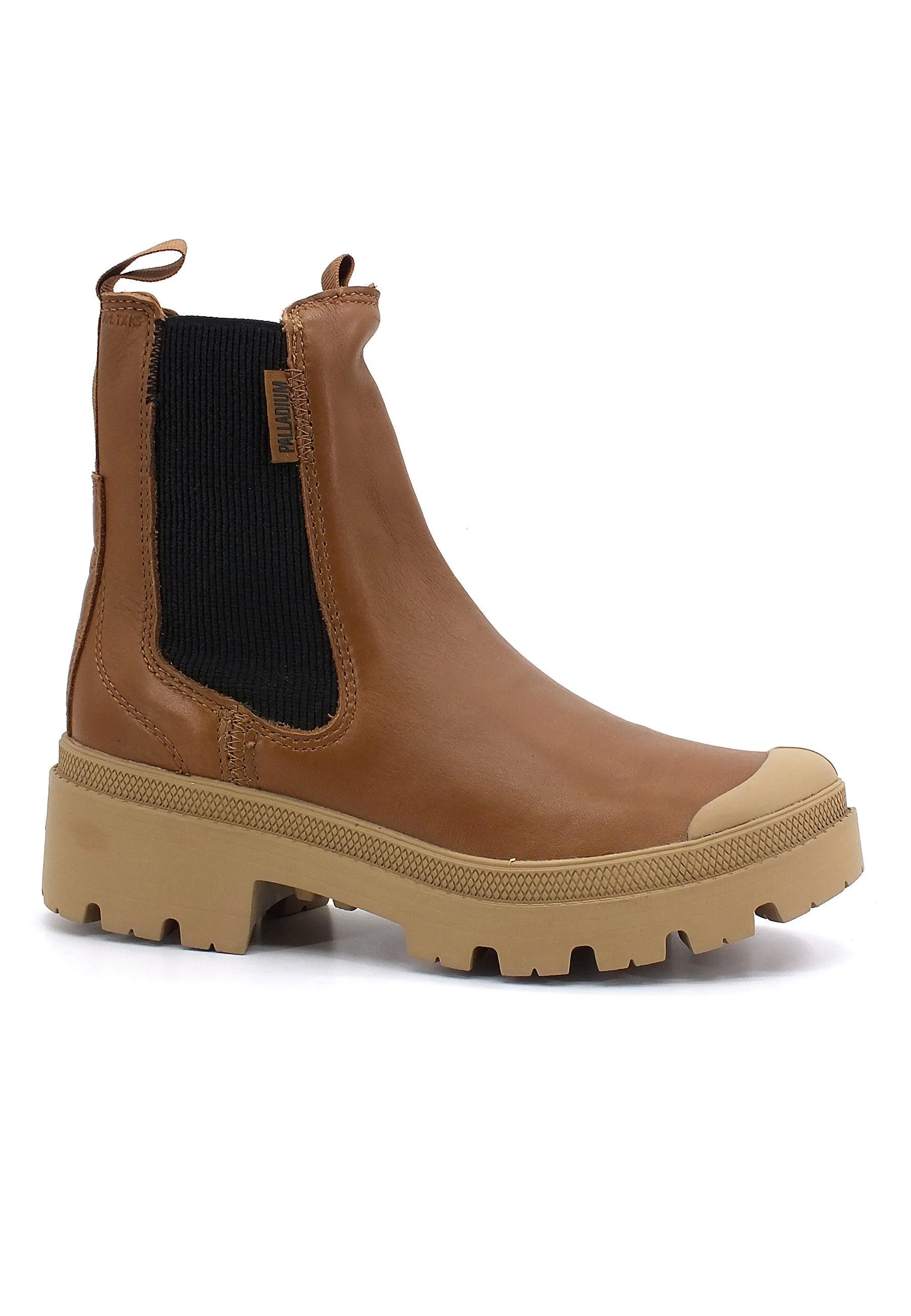 PALLADIUM Pallabase Stivaletto Chelsea Donna Dear Brown 97970-252