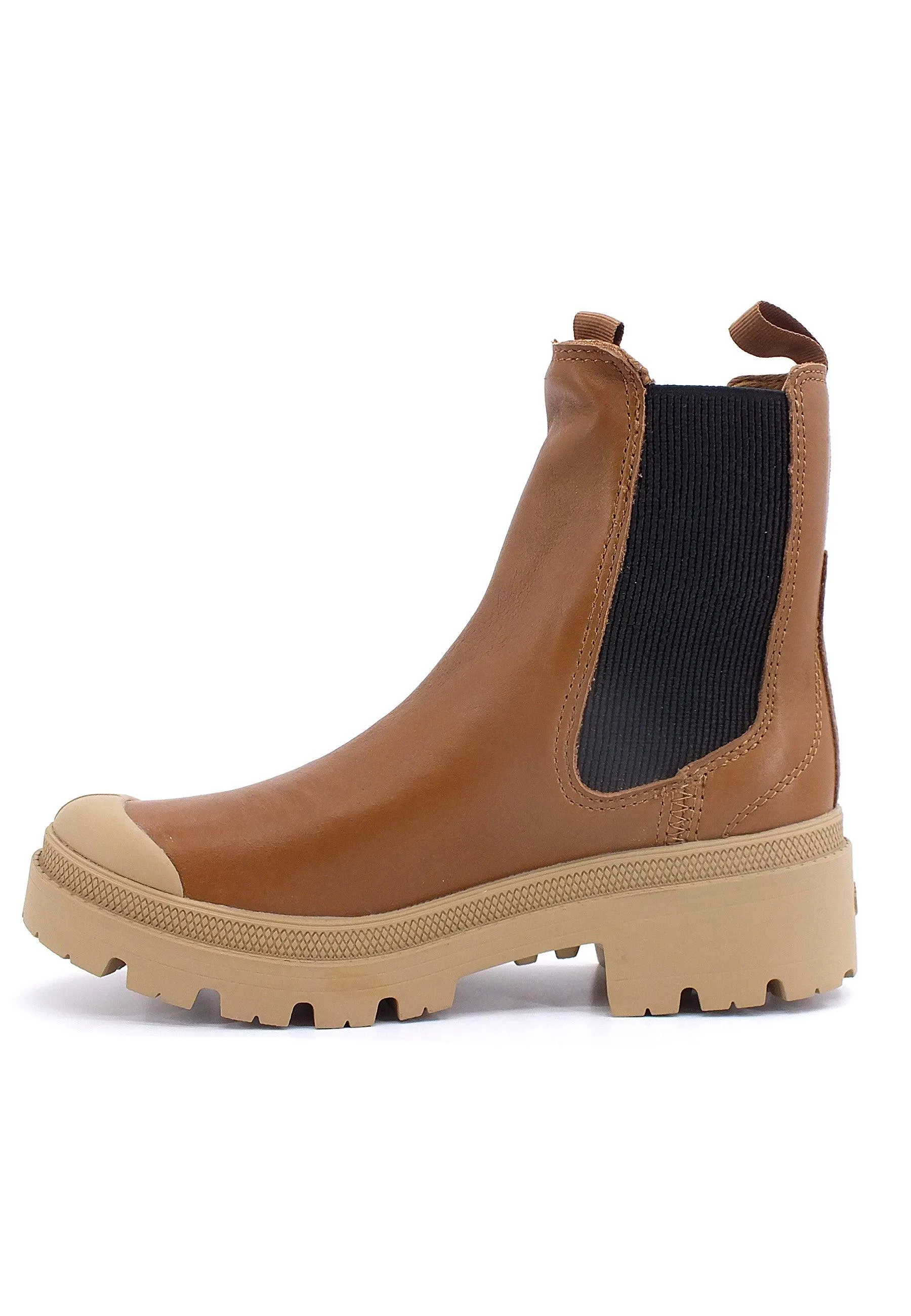 PALLADIUM Pallabase Stivaletto Chelsea Donna Dear Brown 97970-252
