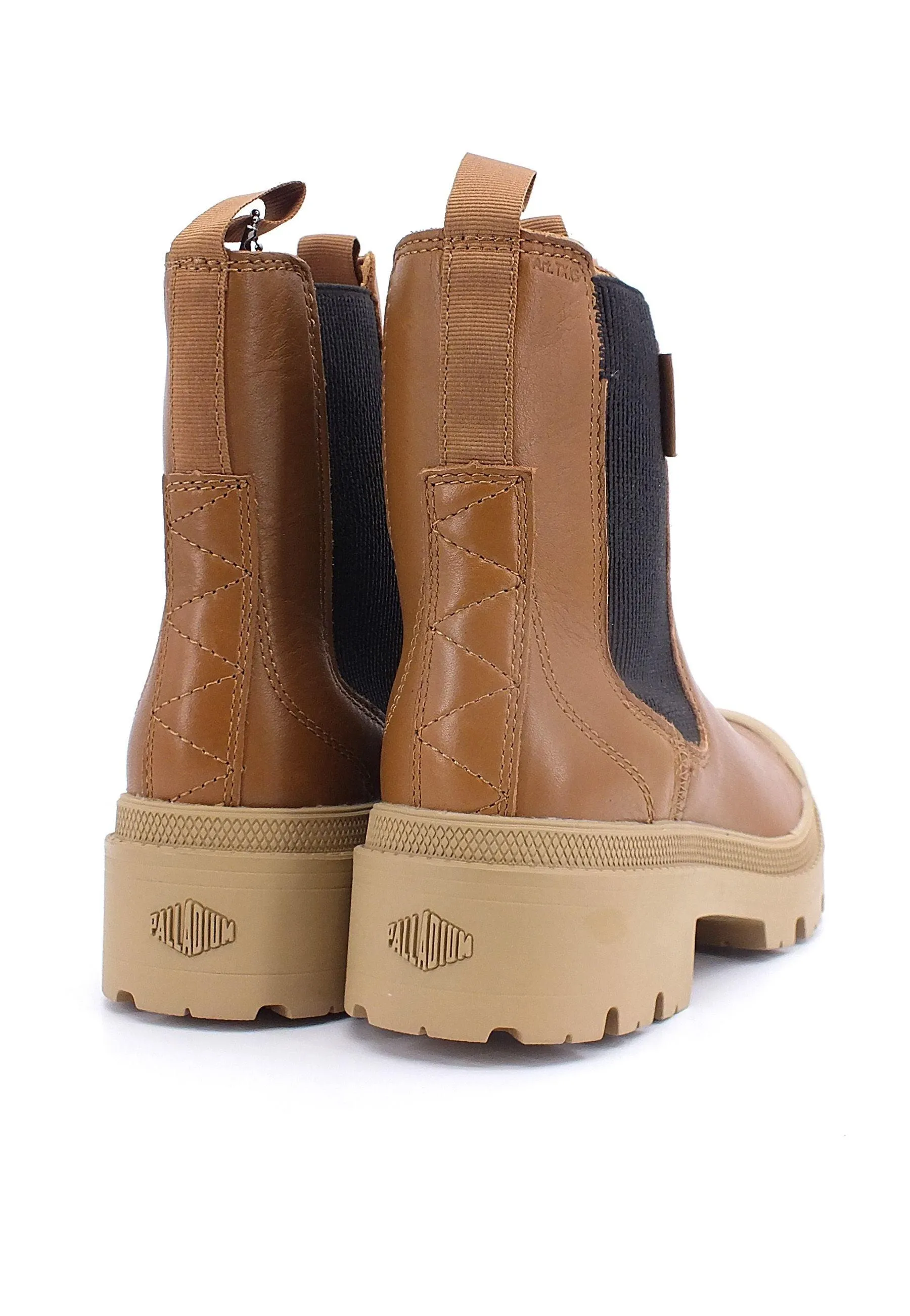 PALLADIUM Pallabase Stivaletto Chelsea Donna Dear Brown 97970-252