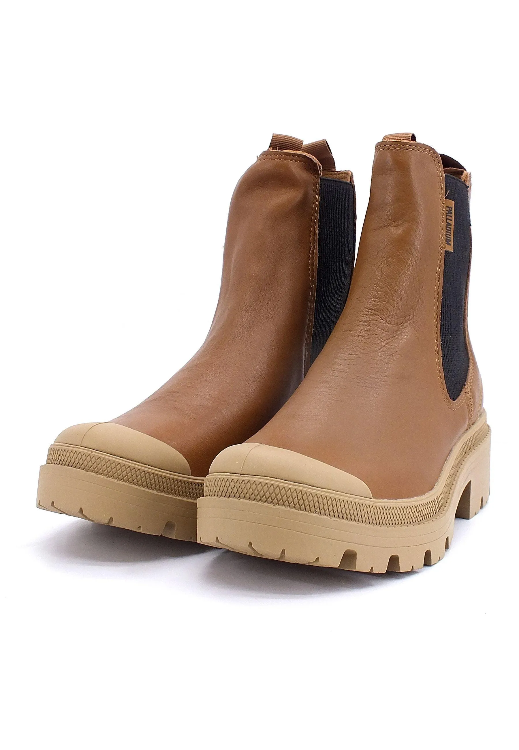 PALLADIUM Pallabase Stivaletto Chelsea Donna Dear Brown 97970-252